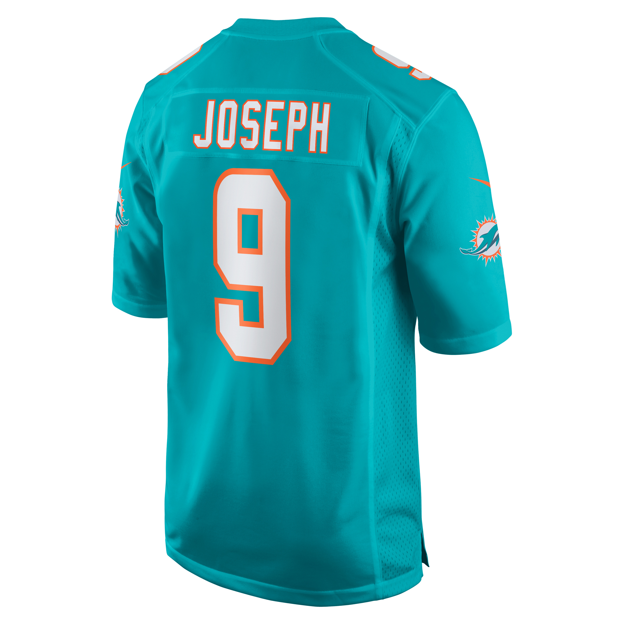 Kelvin Joseph Miami Dolphins Team Game Jersey -  Aqua