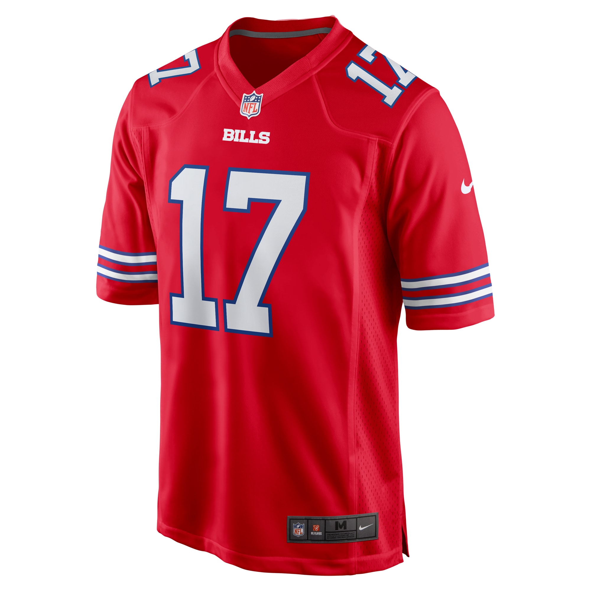Josh Allen #17 Buffalo Bills Alternate Game Jersey - Red