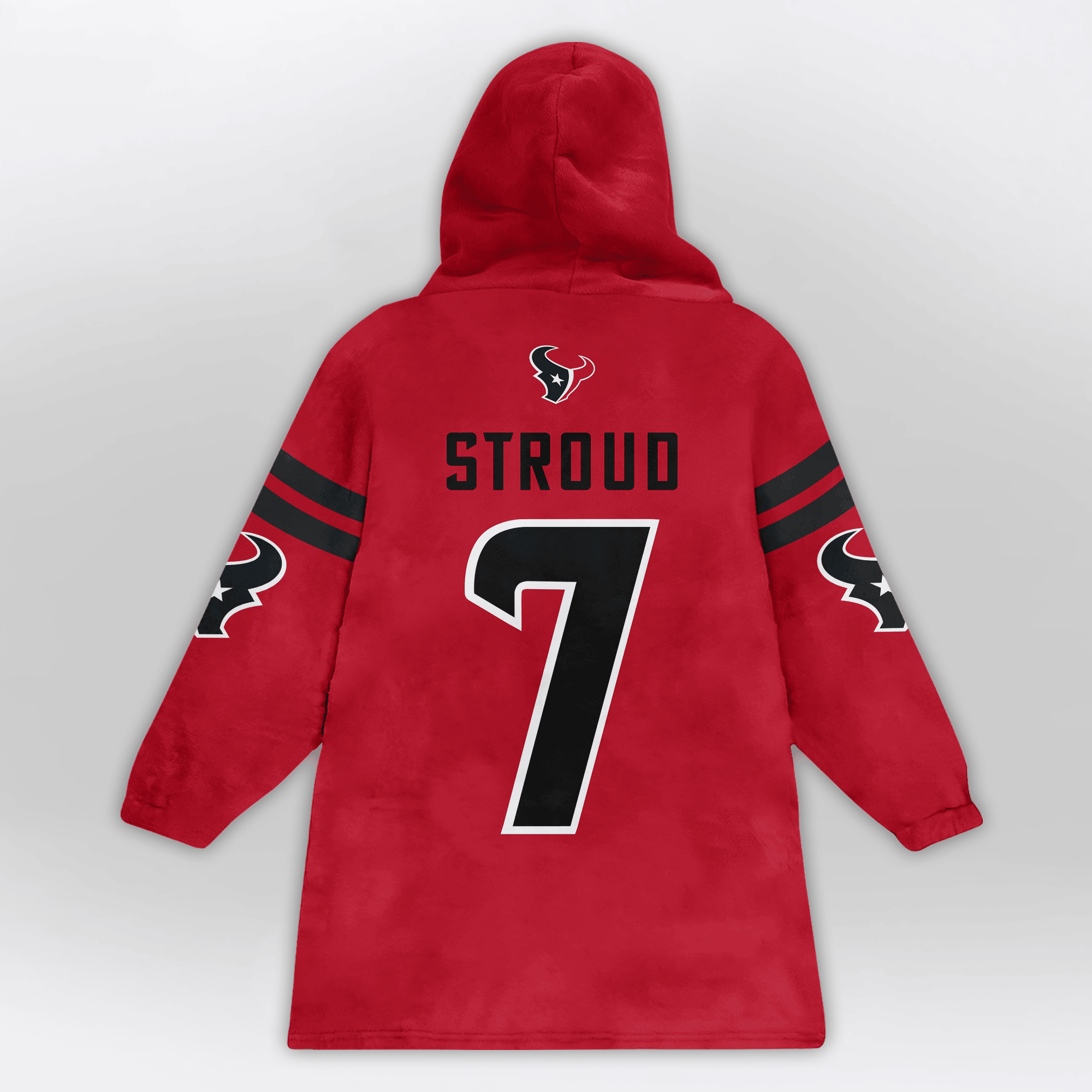 Kid C.J.S 7 Captain Houston Football Unisex Blanket Hoodie
