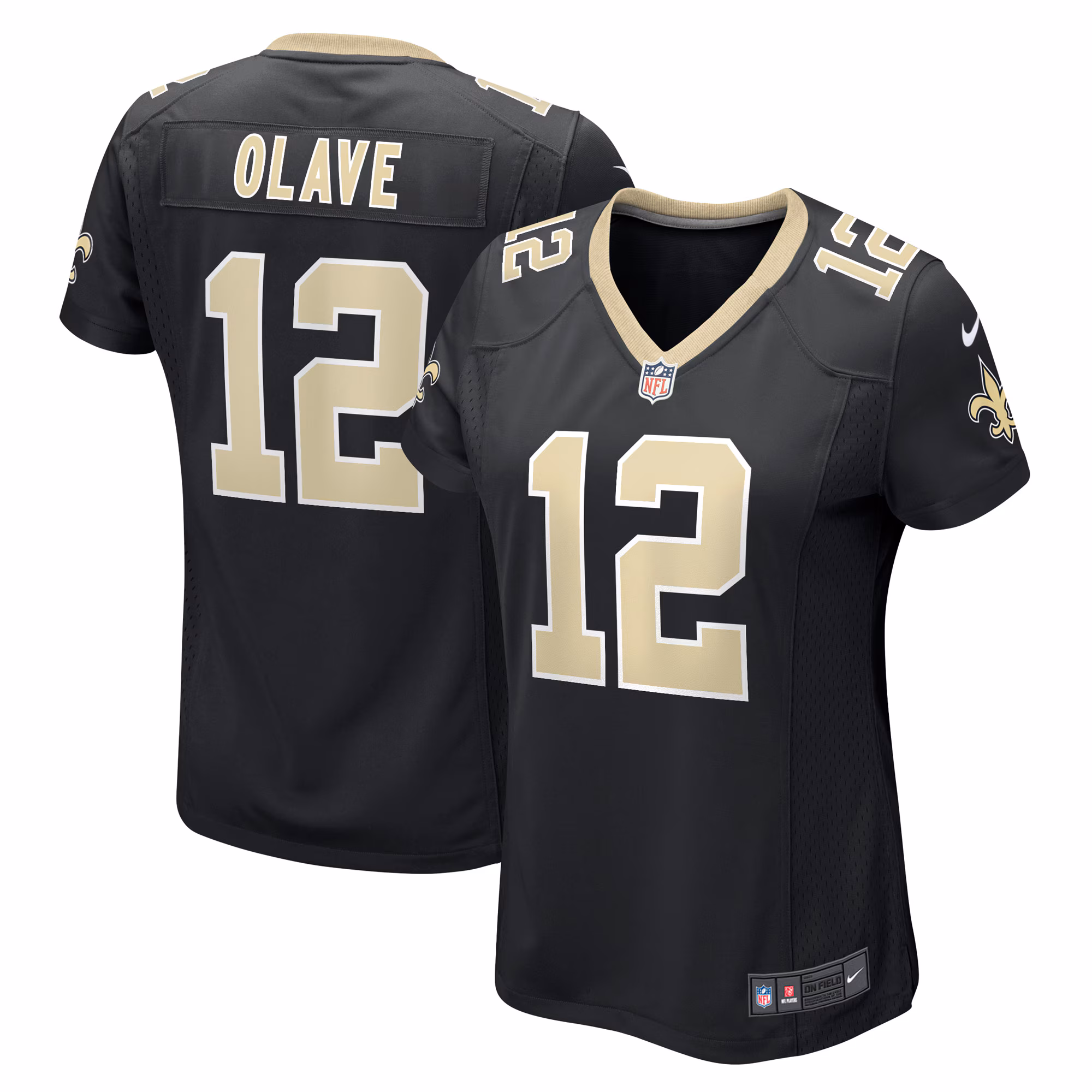 Chris Olave New Orleans Saints Women's Game Player Jersey - Black