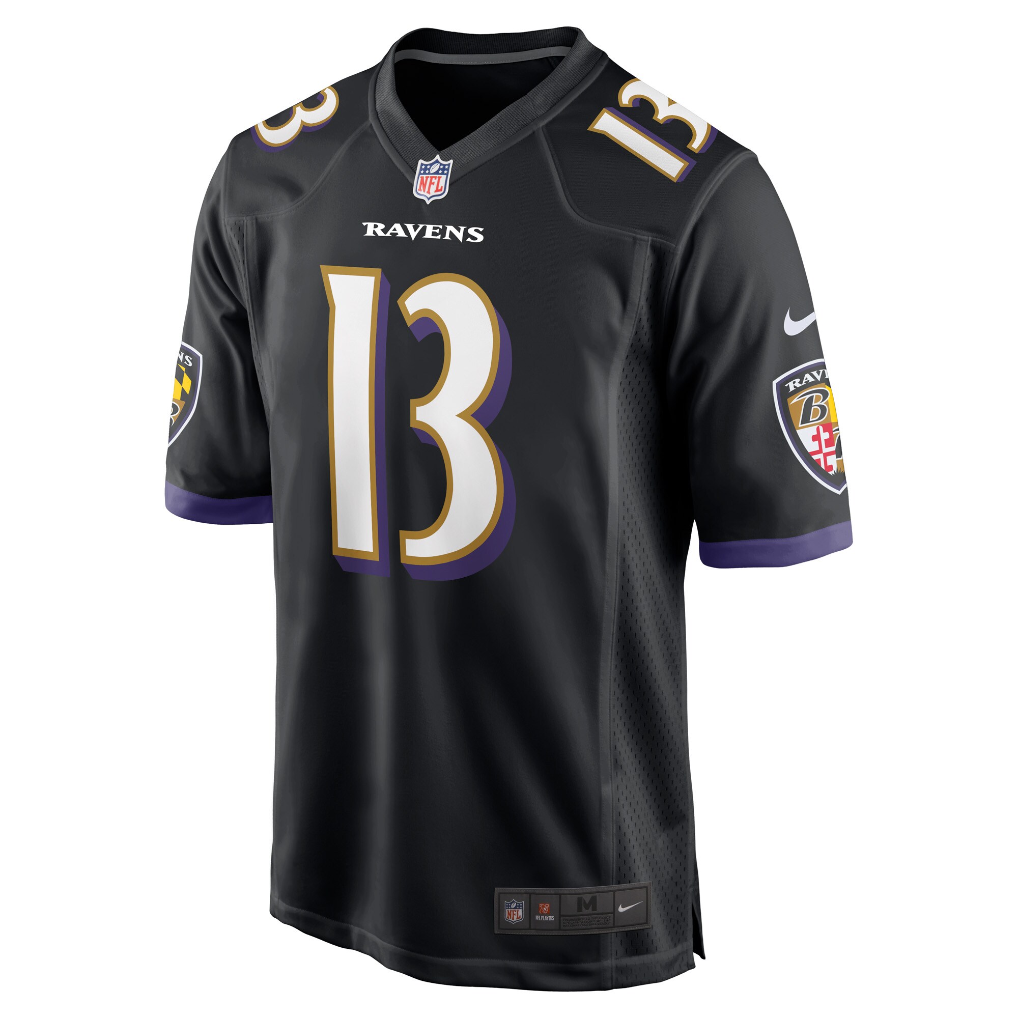 Devin Duvernay Baltimore Ravens  Game Player Jersey - Black