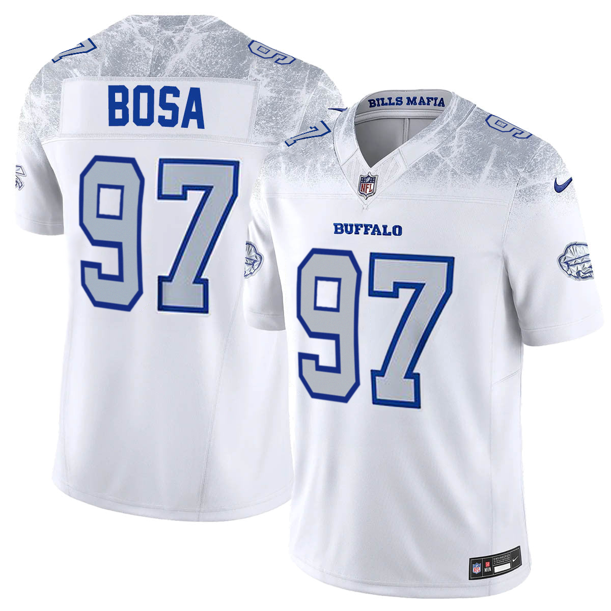 Men's Joey Bosa #97 Buffalo Bills Dri-FIT Rivalries Collection Limited Jersey-White