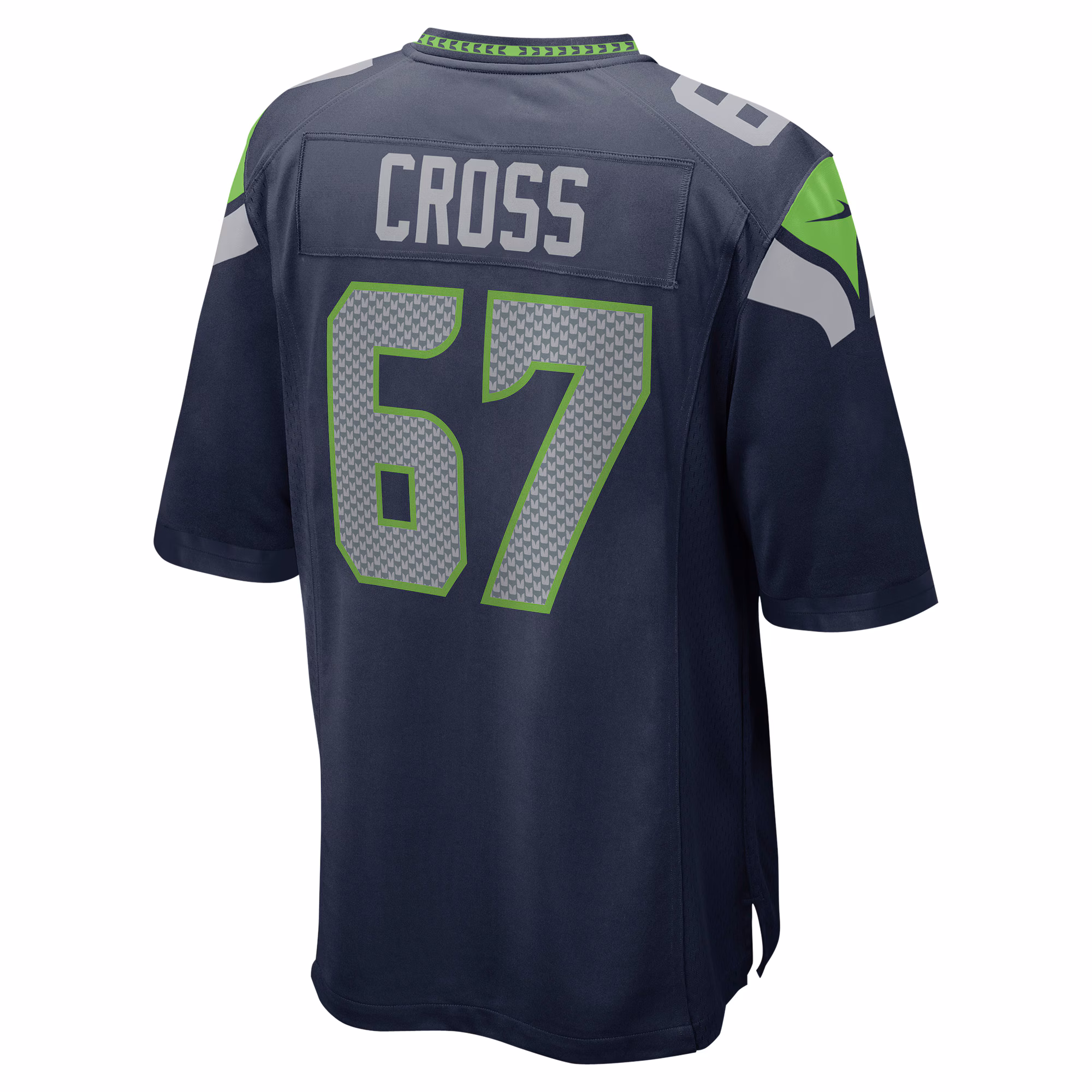 Charles Cross Seattle Seahawks Player Game Jersey - Navy
