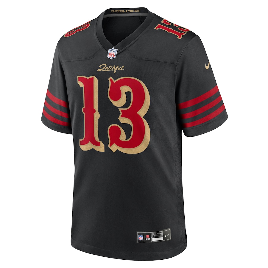 Brock Purdy #13 San Francisco 49ers 2025 Rivalries Collection Game Jersey - Black