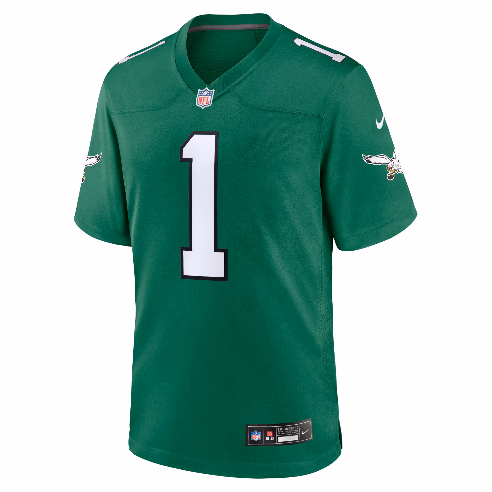 Jalen Hurts Philadelphia Eagles Youth Game Jersey - Kelly Green
