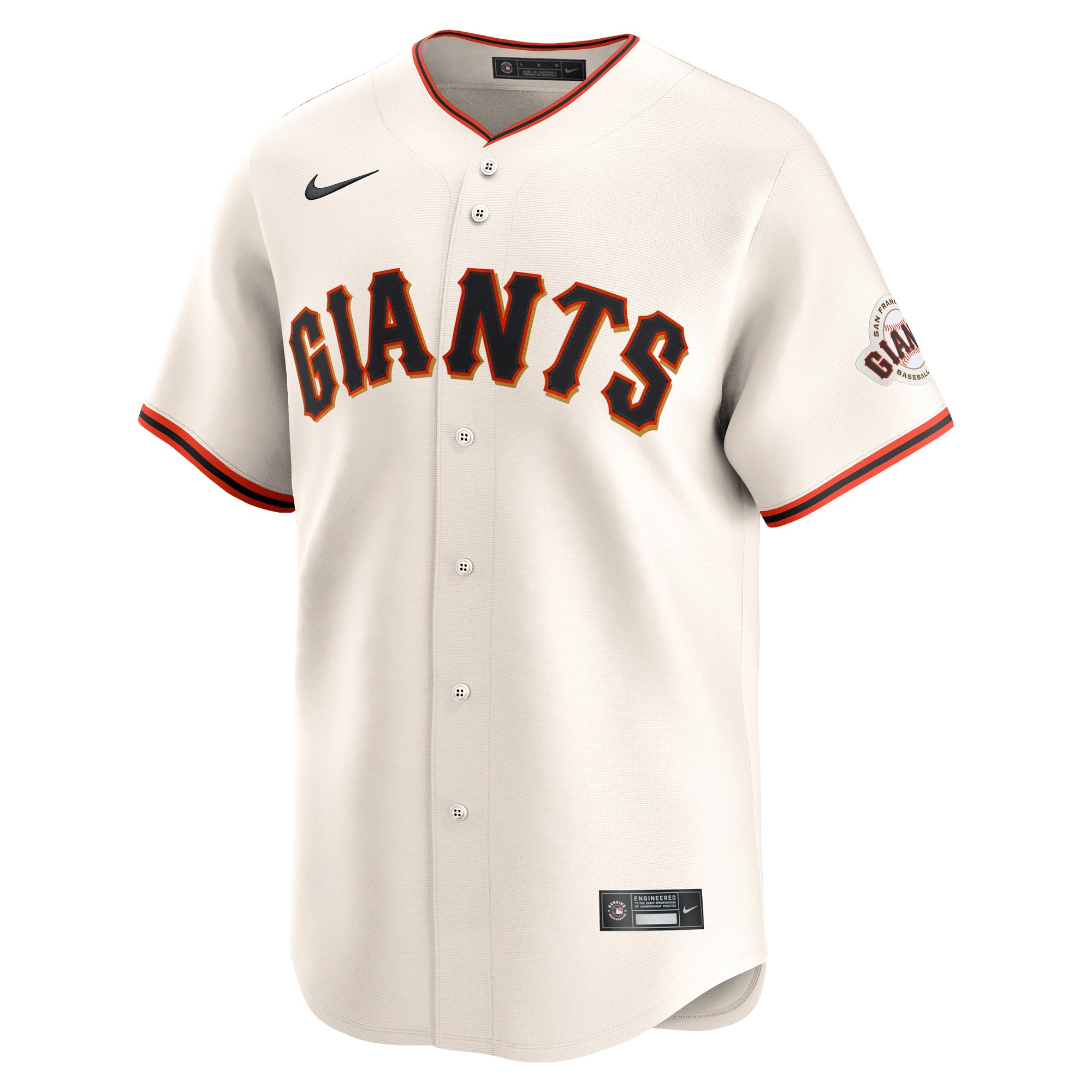 Men's San Francisco Giants Alyssa Nakken  Cream Home Limited Player Jersey