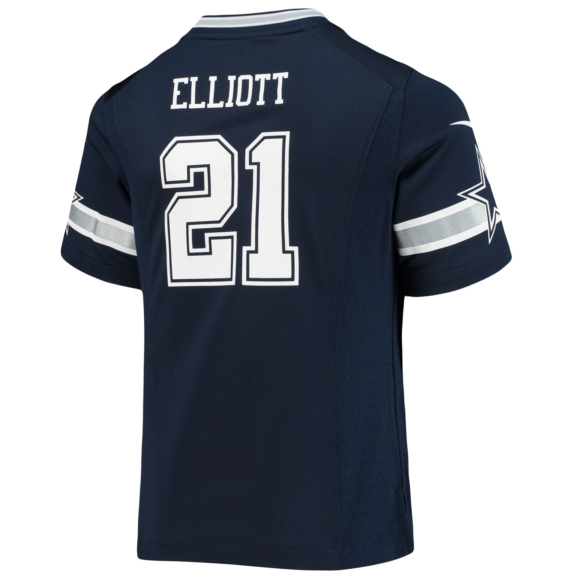 Ezekiel Elliott Dallas Cowboys  Girls Youth Team Game Jersey - Navy