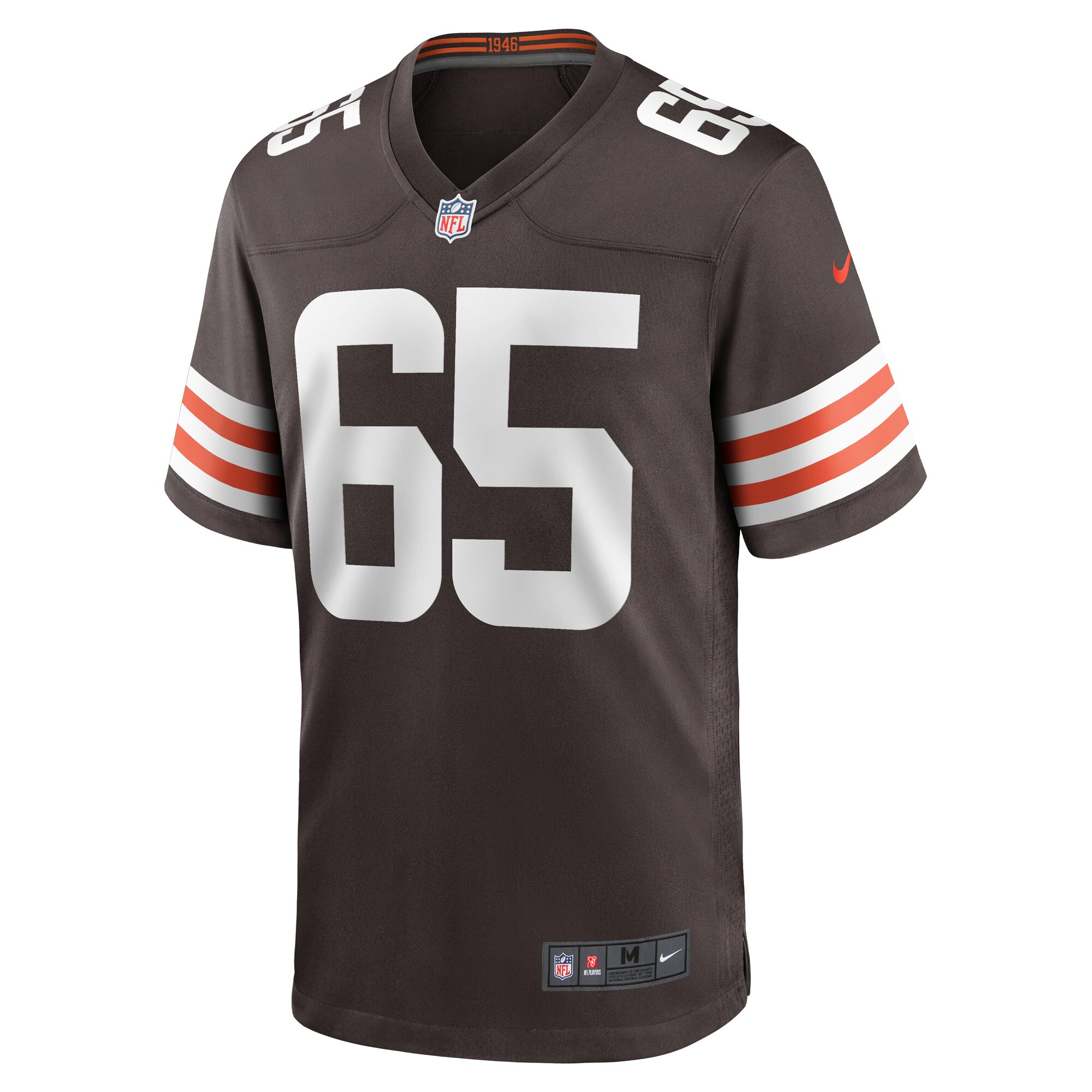 Elijah Nkansah Cleveland Browns  Game Player Jersey - Brown