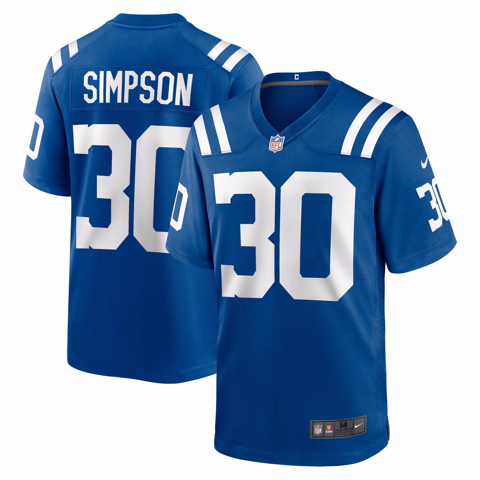 Jaylin Simpson Indianapolis Colts Game Jersey -  Royal