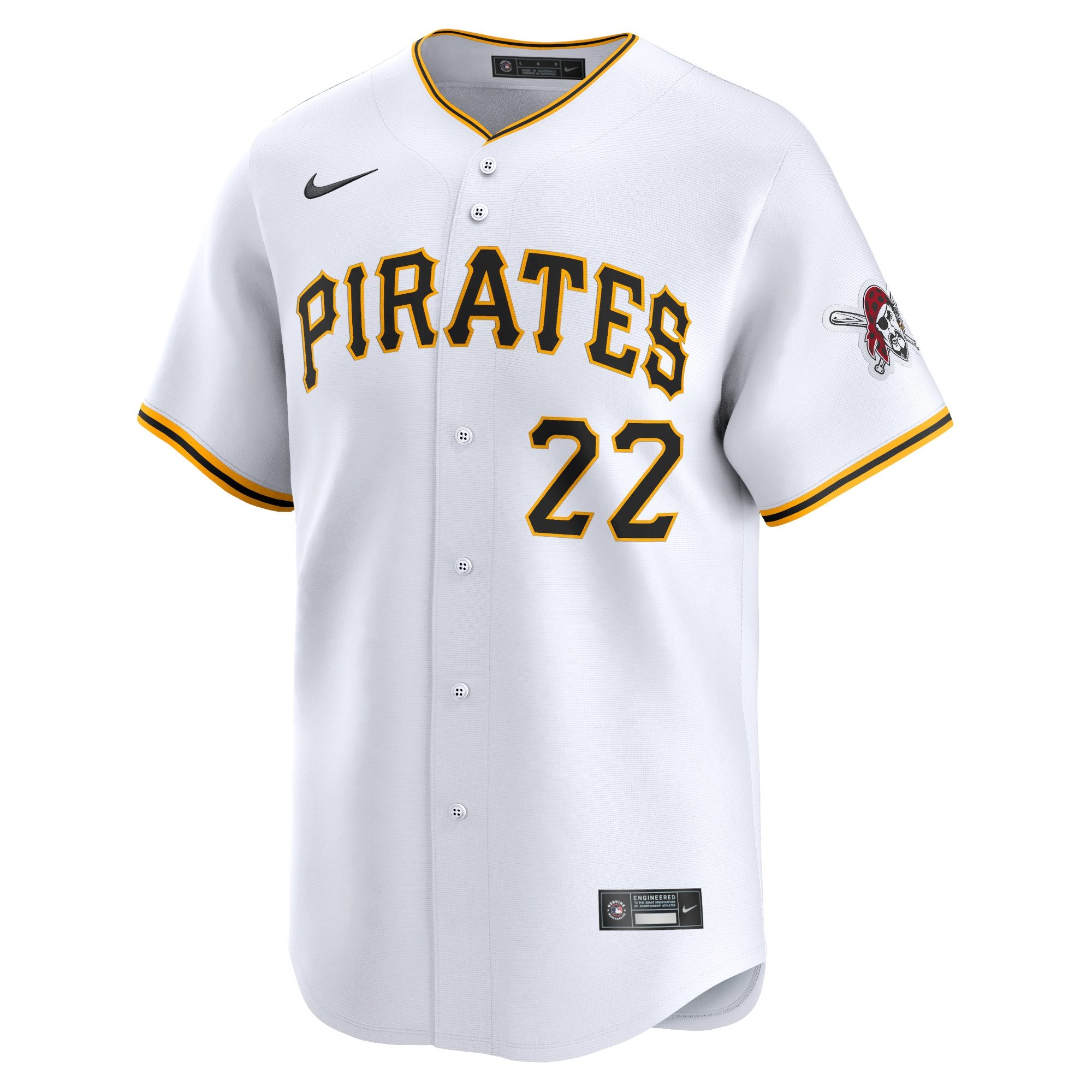 Men's Pittsburgh Pirates Andrew McCutchen  White Home Limited Player Jersey