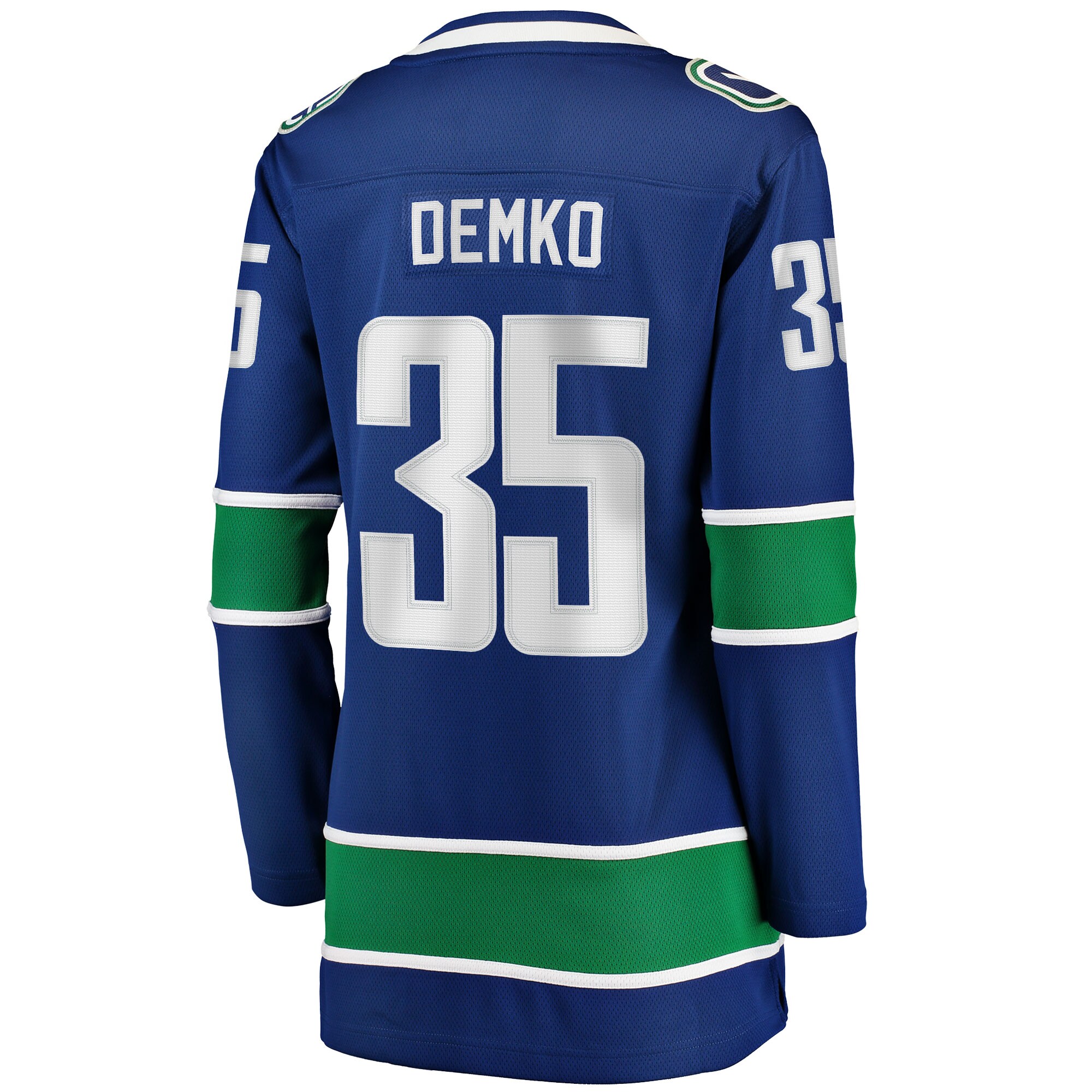 Thatcher Demko Vancouver Canucks Women's Home Breakaway Player Jersey - Blue