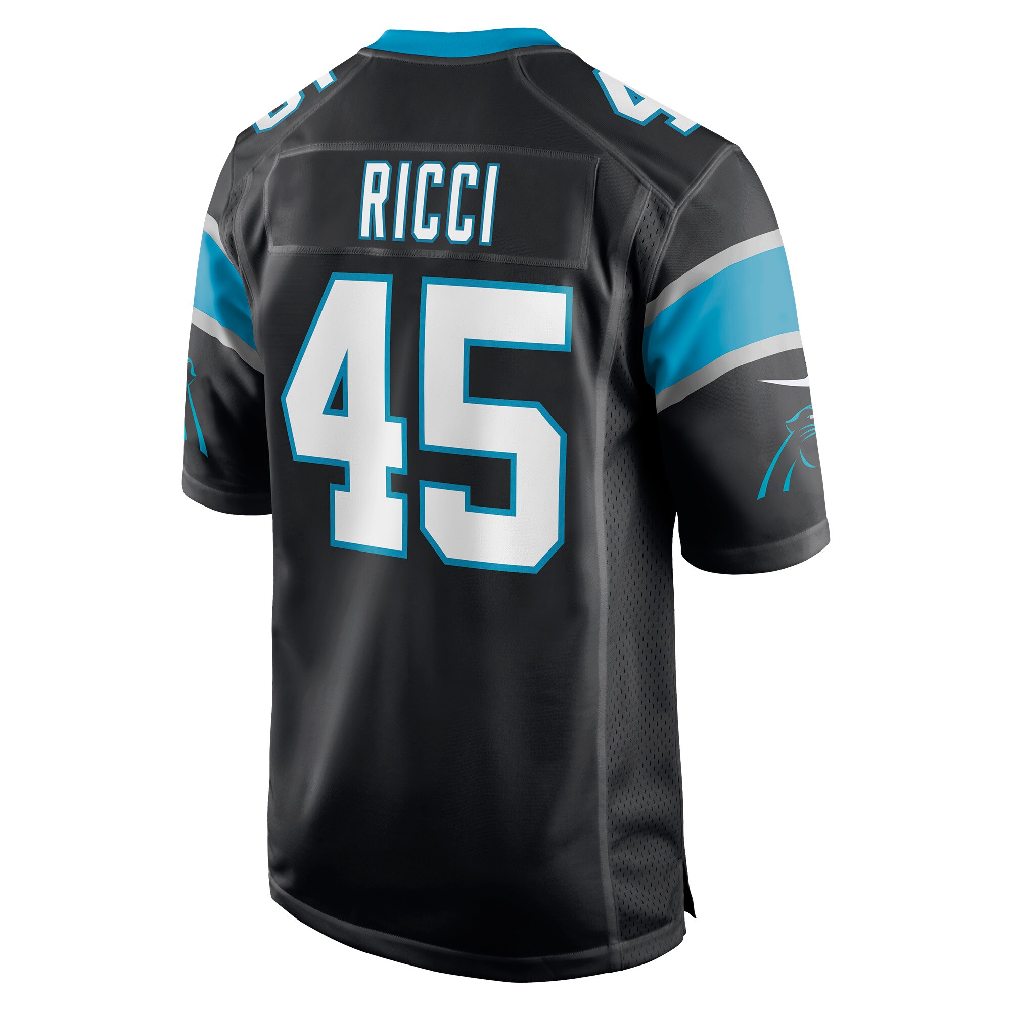 Giovanni Ricci Carolina Panthers  Player Game Jersey - Black