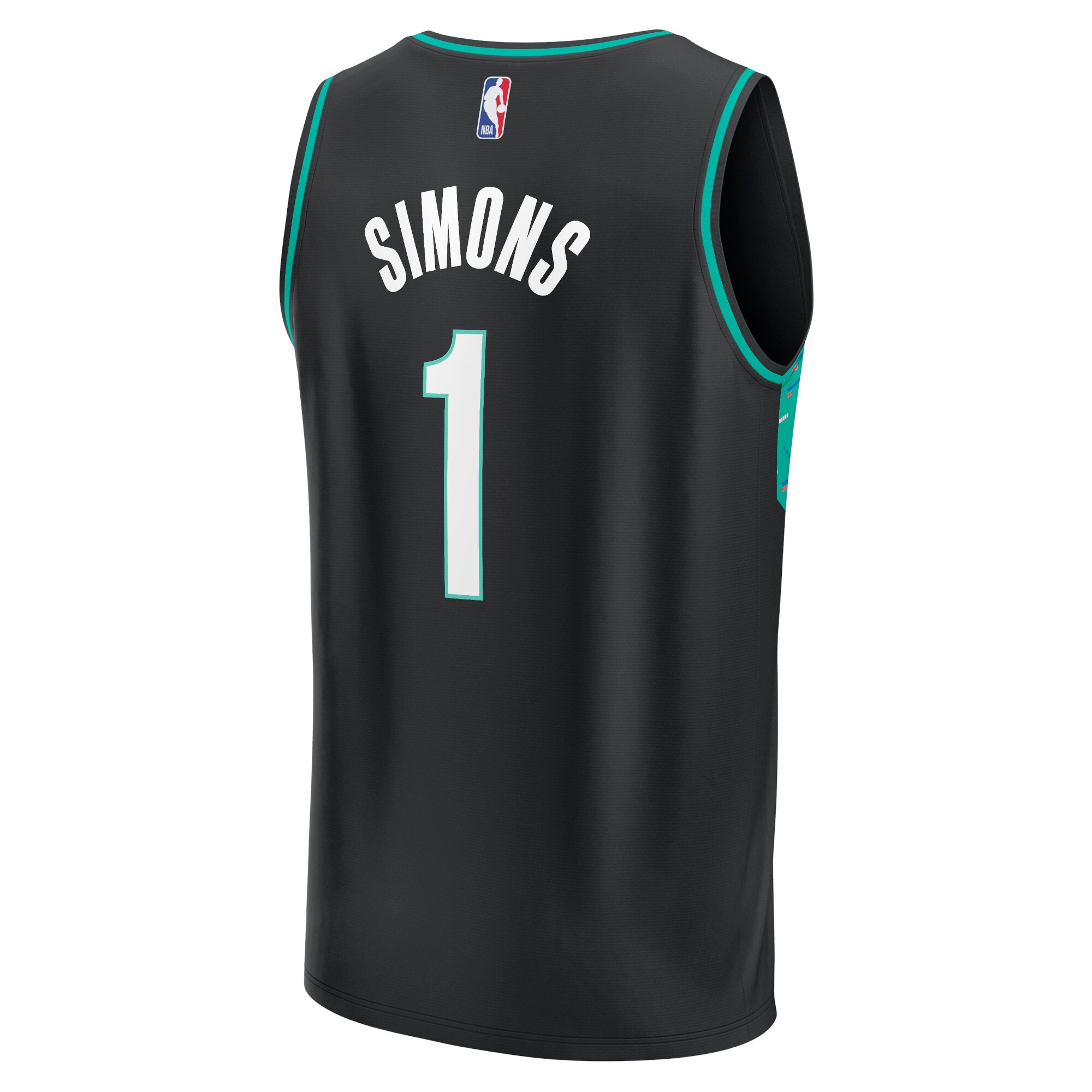 Anfernee Simons Portland Trail Blazers  2022/23 Fastbreak Jersey - City Edition - Black