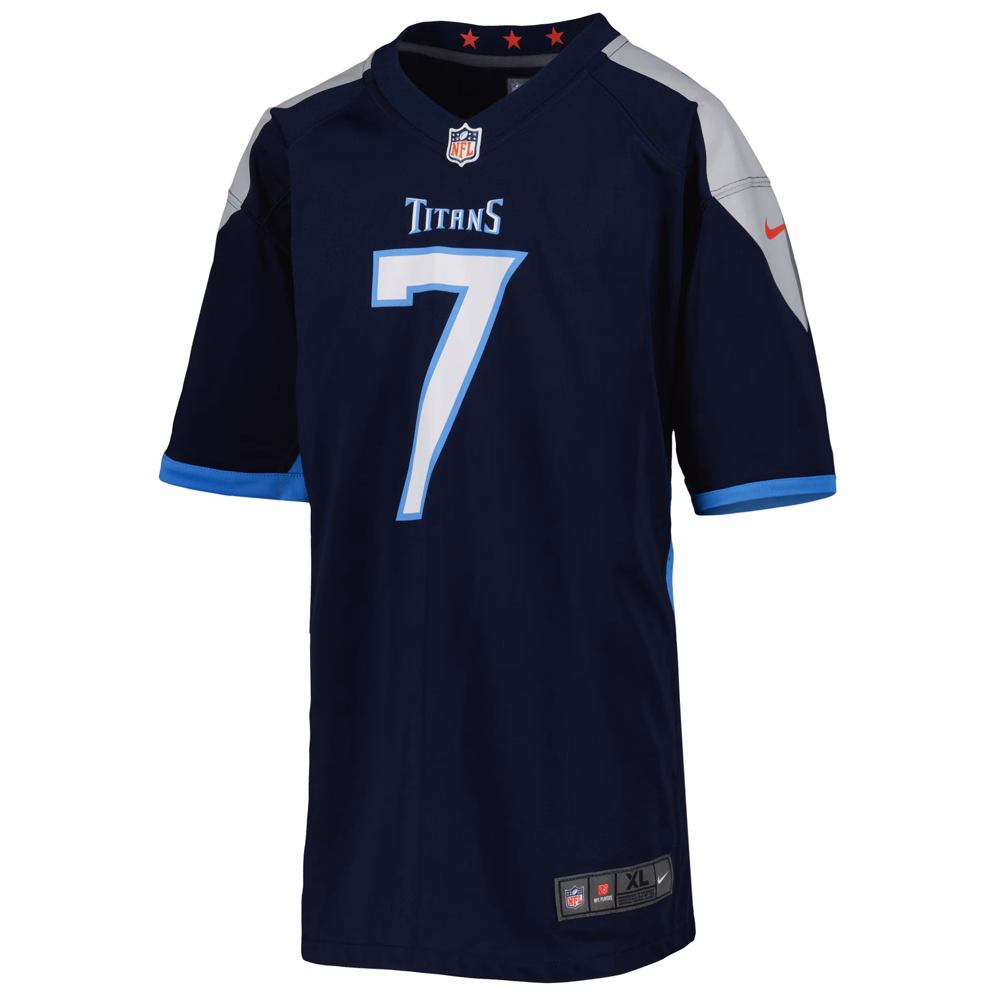Malik Willis Tennessee Titans Youth Game Jersey - Navy