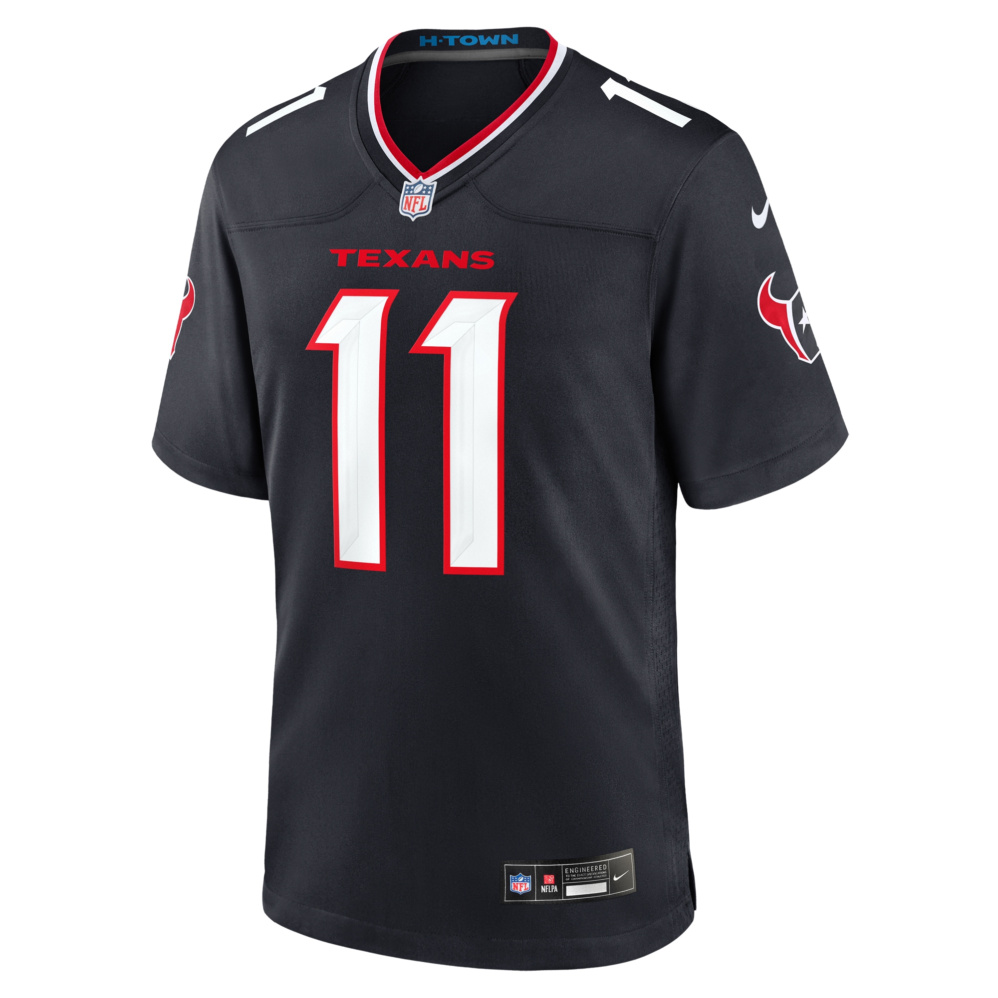 Jeff Okudah Houston Texans Team Game Jersey -  Navy