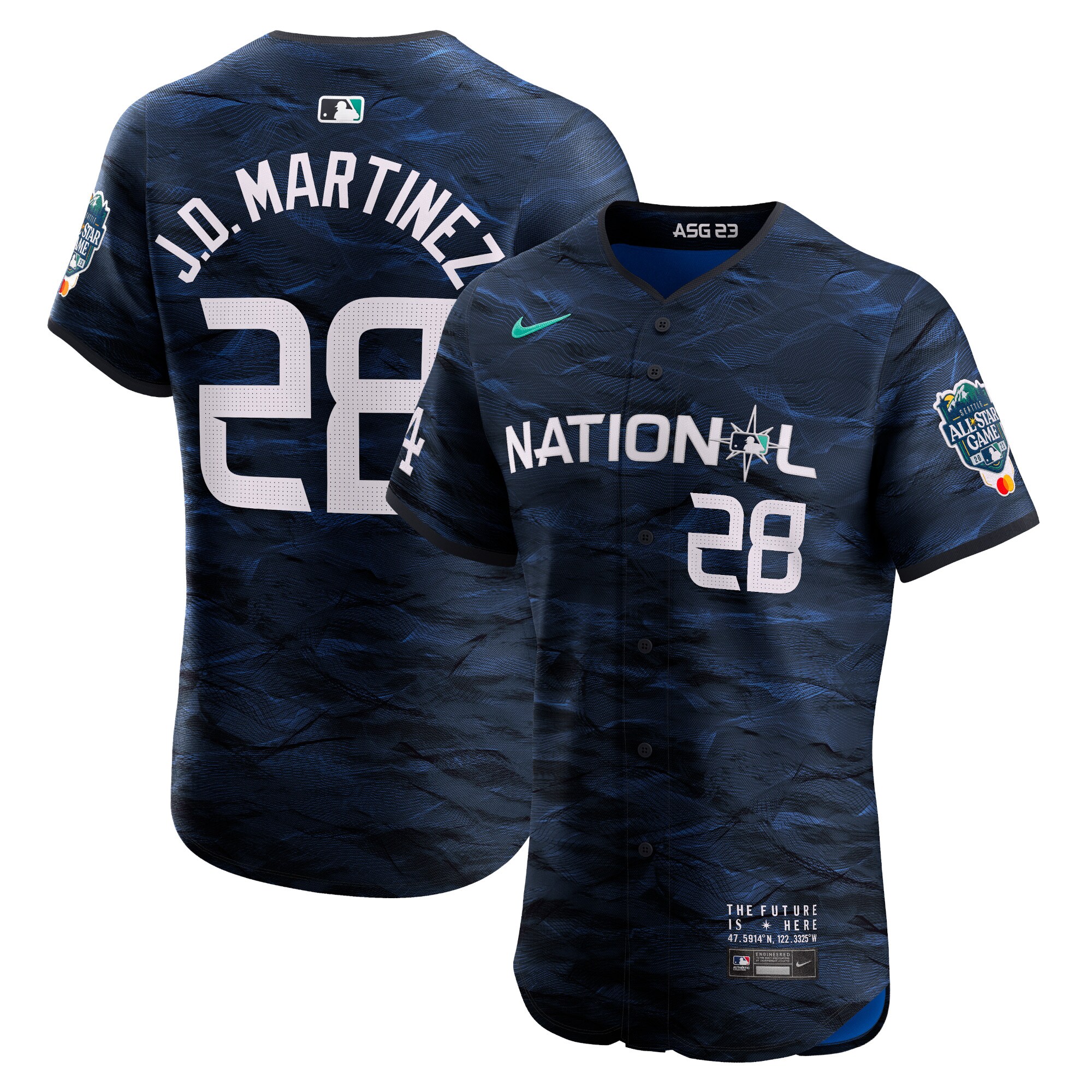 J.D. Martinez National League  2023 MLB All-Star Game Vapor Premier Elite Player Jersey - Royal