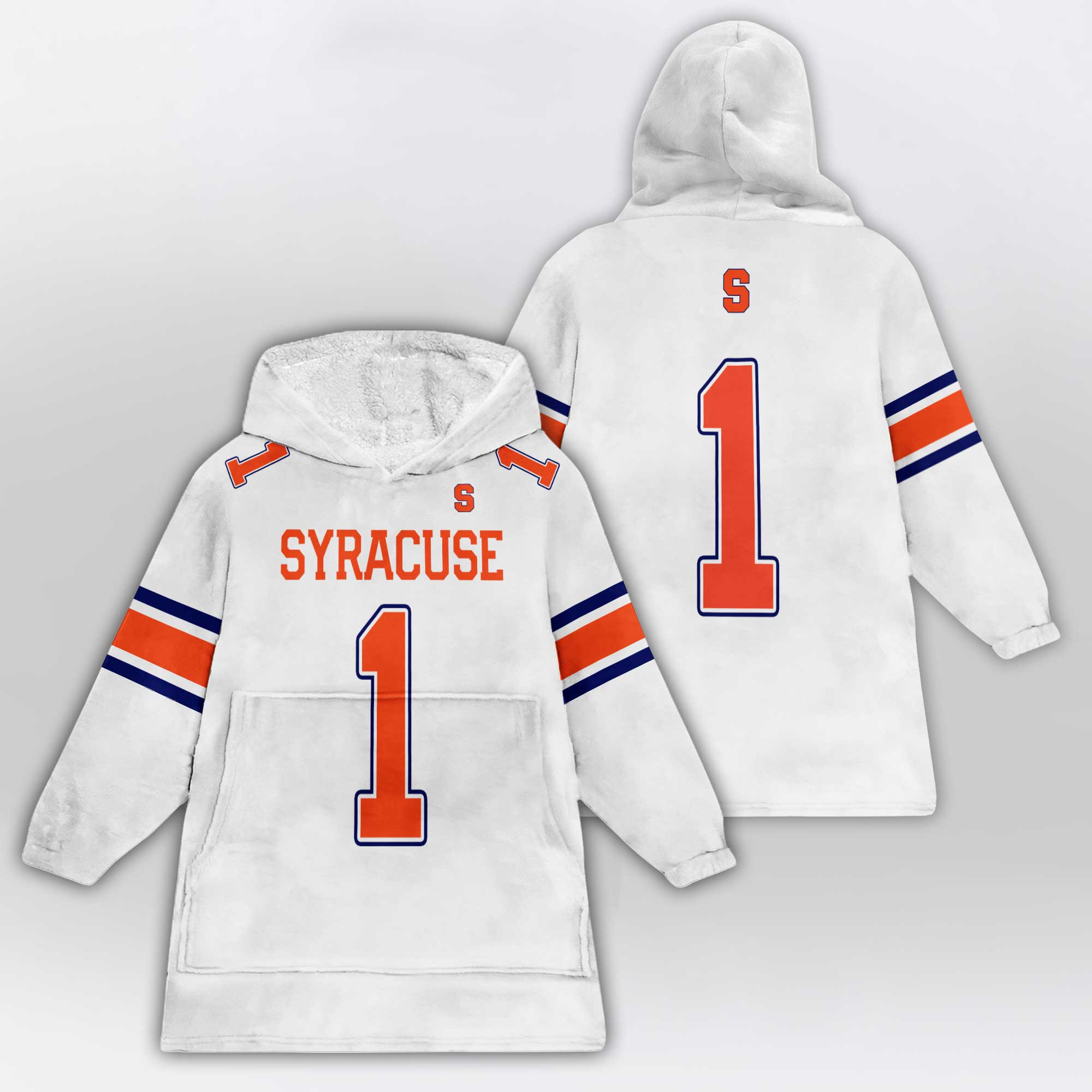 Kid #1 Syracuse Football Unisex Blanket Hoodie