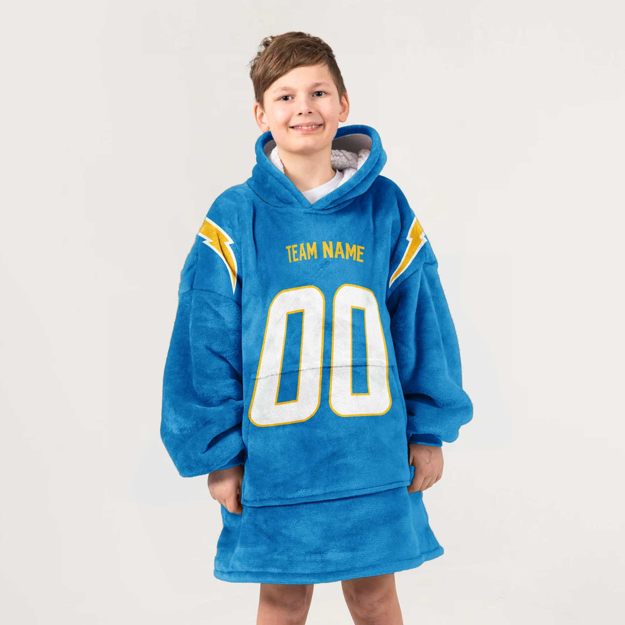 Adult Custom Blanket Hoodie Los Angeles Inspired Color