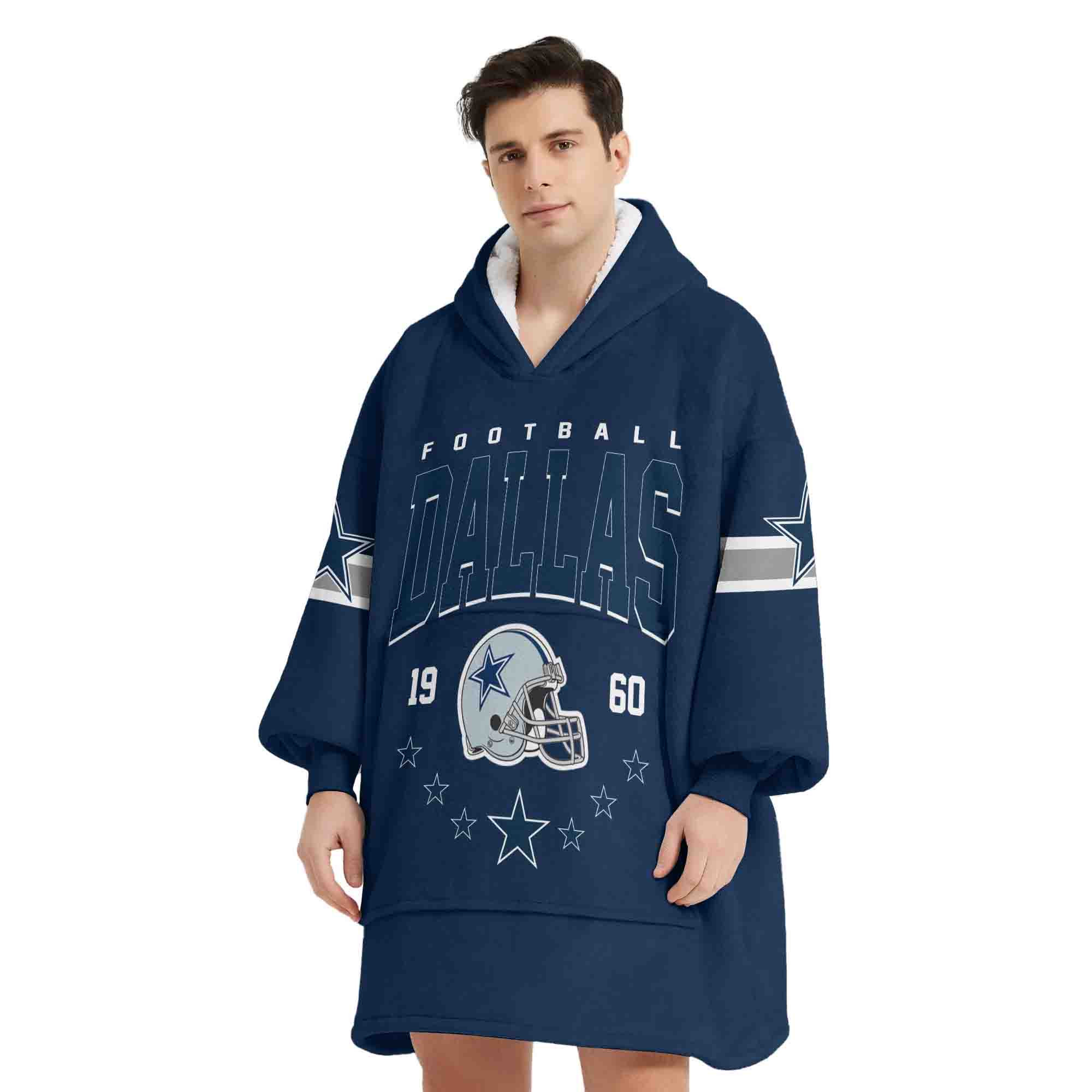 Adult MP 11 Dallas Football Unisex Blanket Hoodie