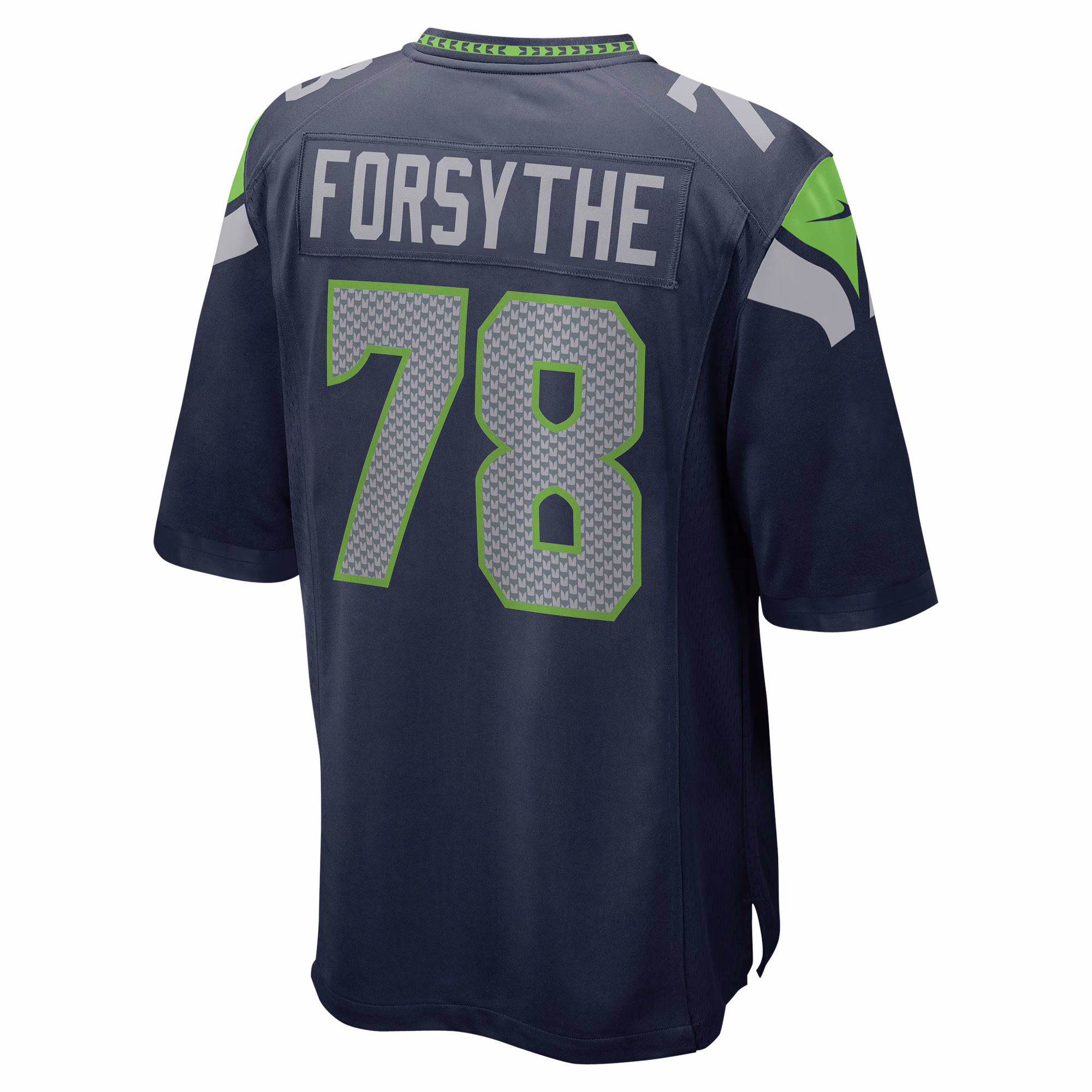 Stone Forsythe Seattle Seahawks Game Jersey - College Navy