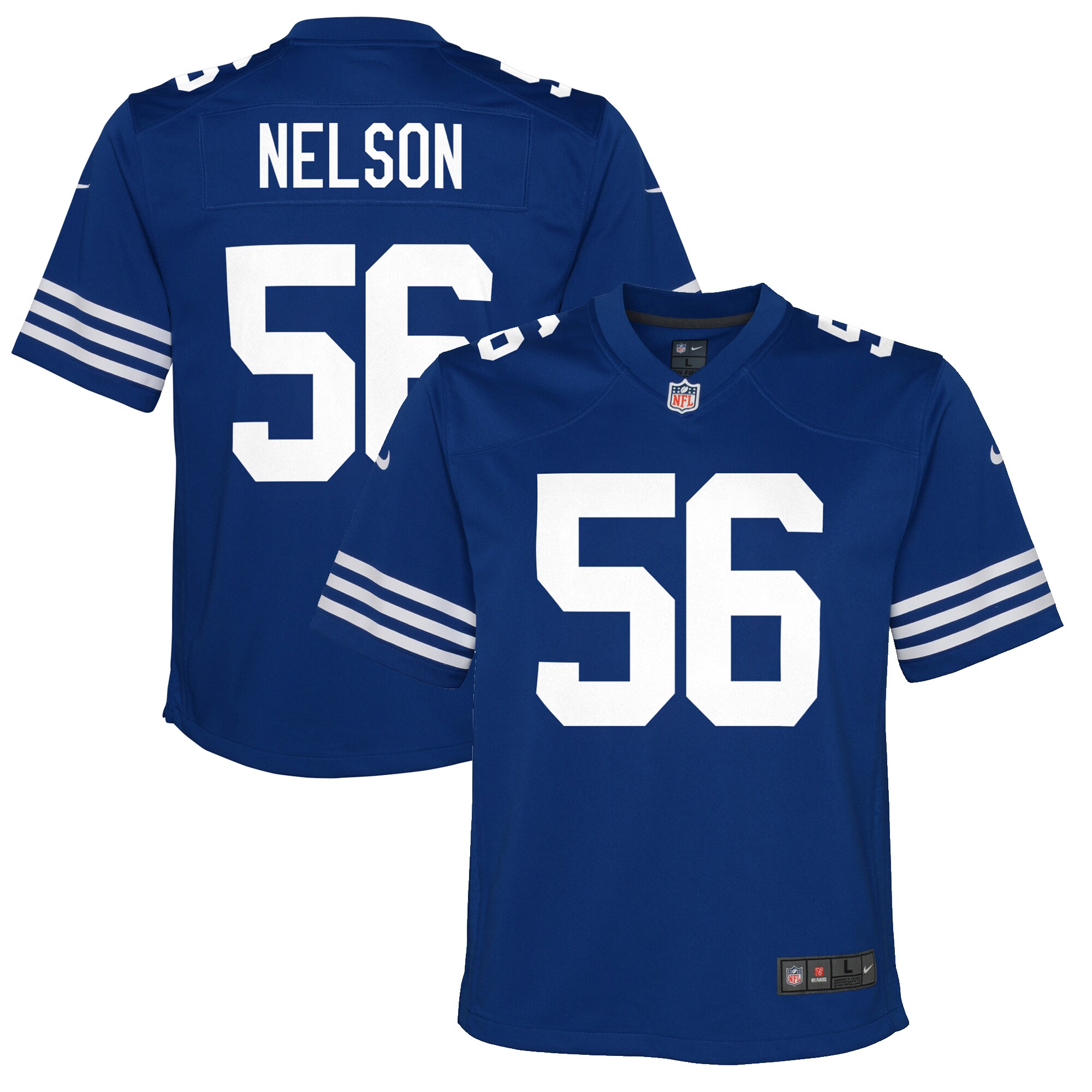 Quenton Nelson Indianapolis Colts Youth Game Jersey - Royal