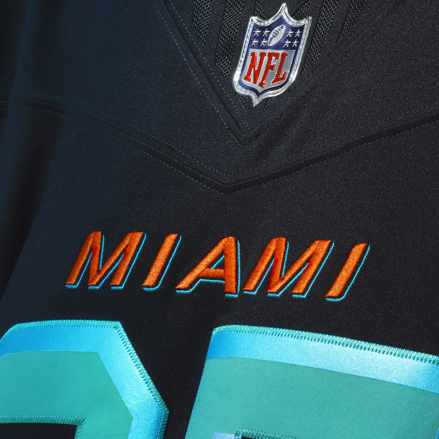 Tyreek Hill #10 Miami Dolphins 2025 Rivalries Collection Limited Jersey - Pitch Blue