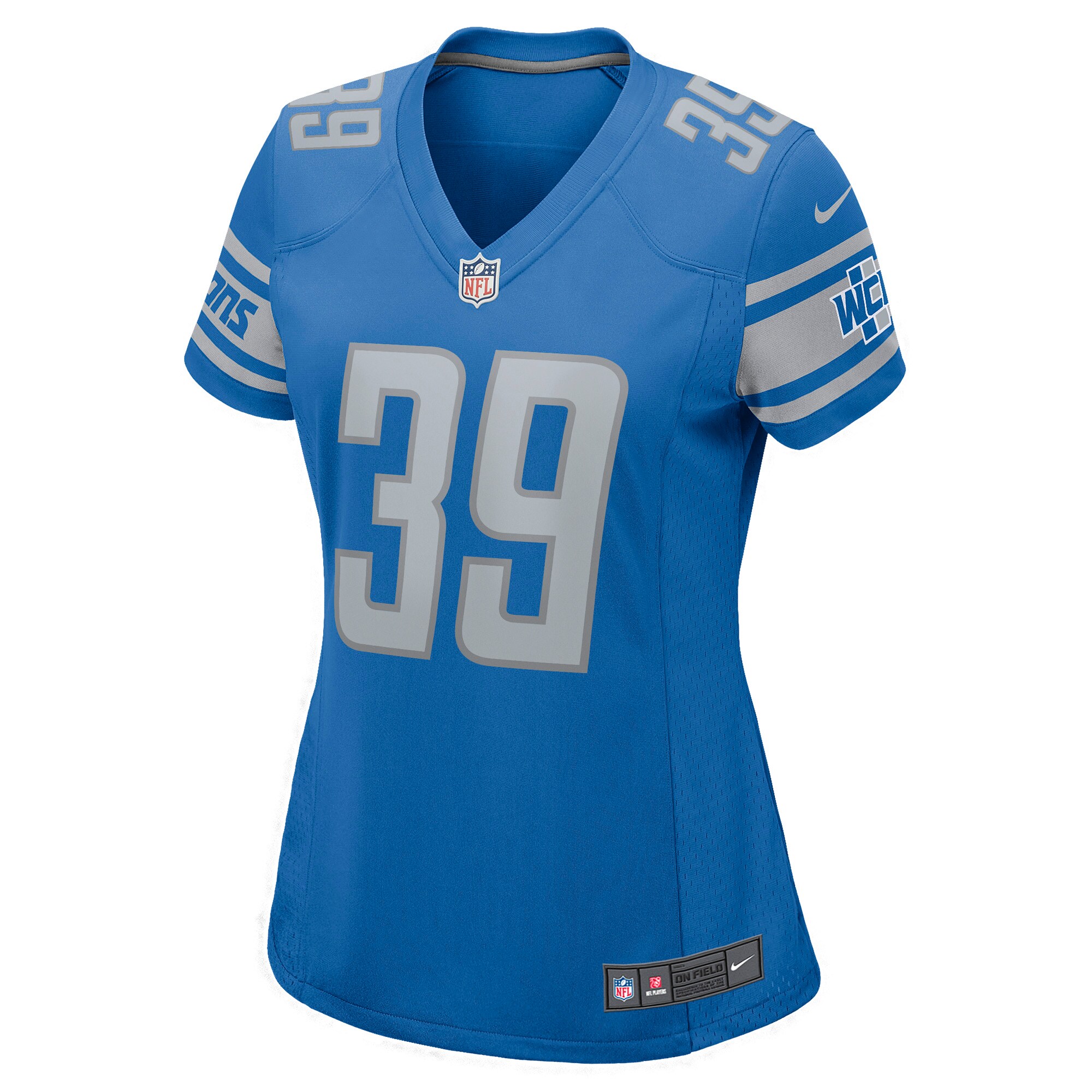 Jerry Jacobs Detroit Lions  Women's Game Jersey - Blue