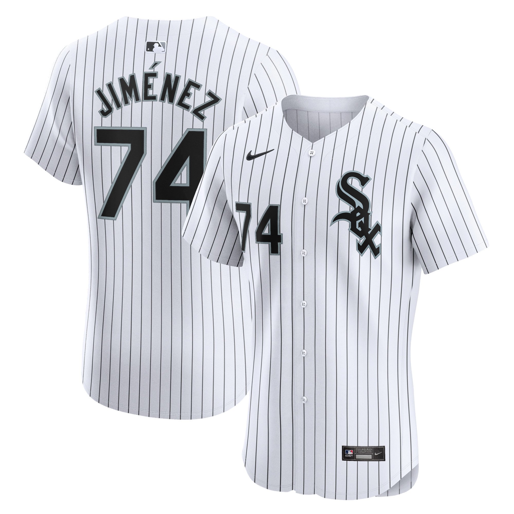 Men's Chicago White Sox Eloy Jimenez  White Home Elite Player Jersey