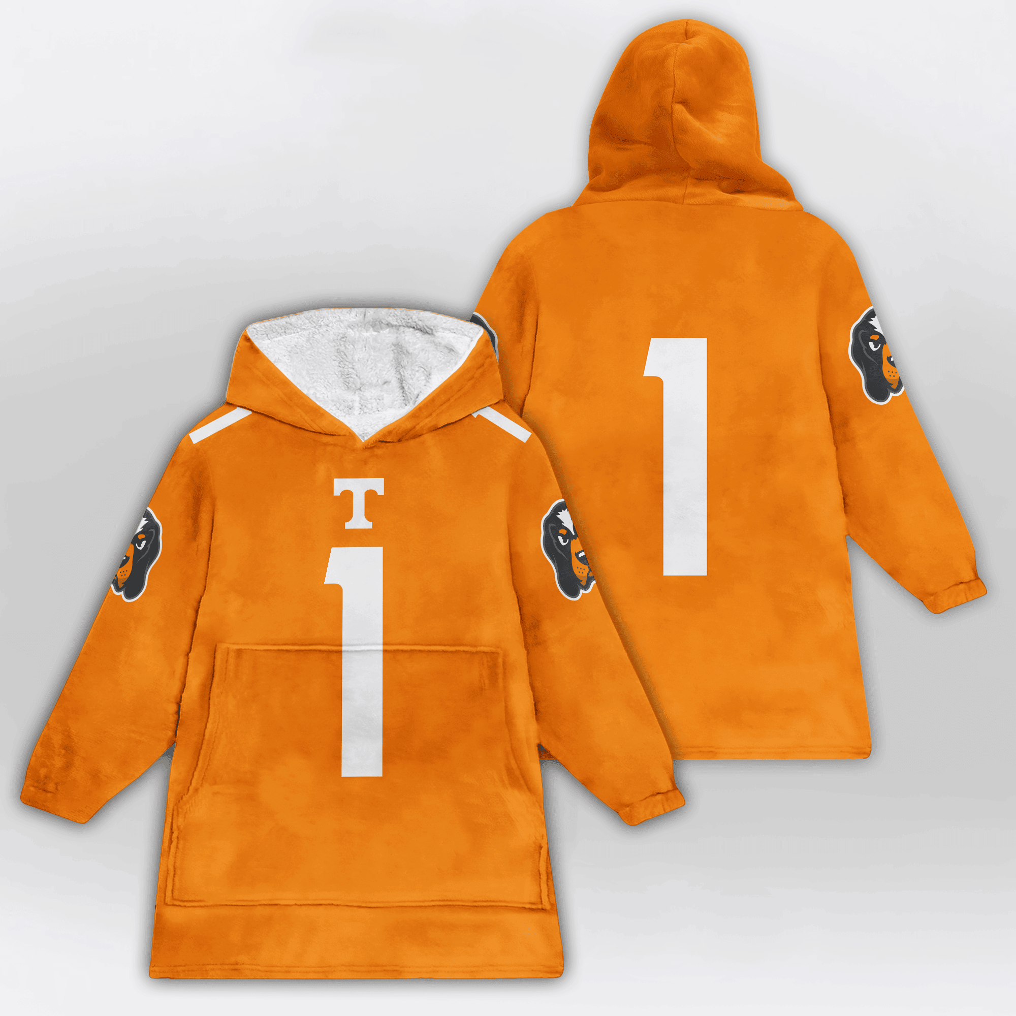 Adult 1 Tennessee Football Unisex Blanket Hoodie