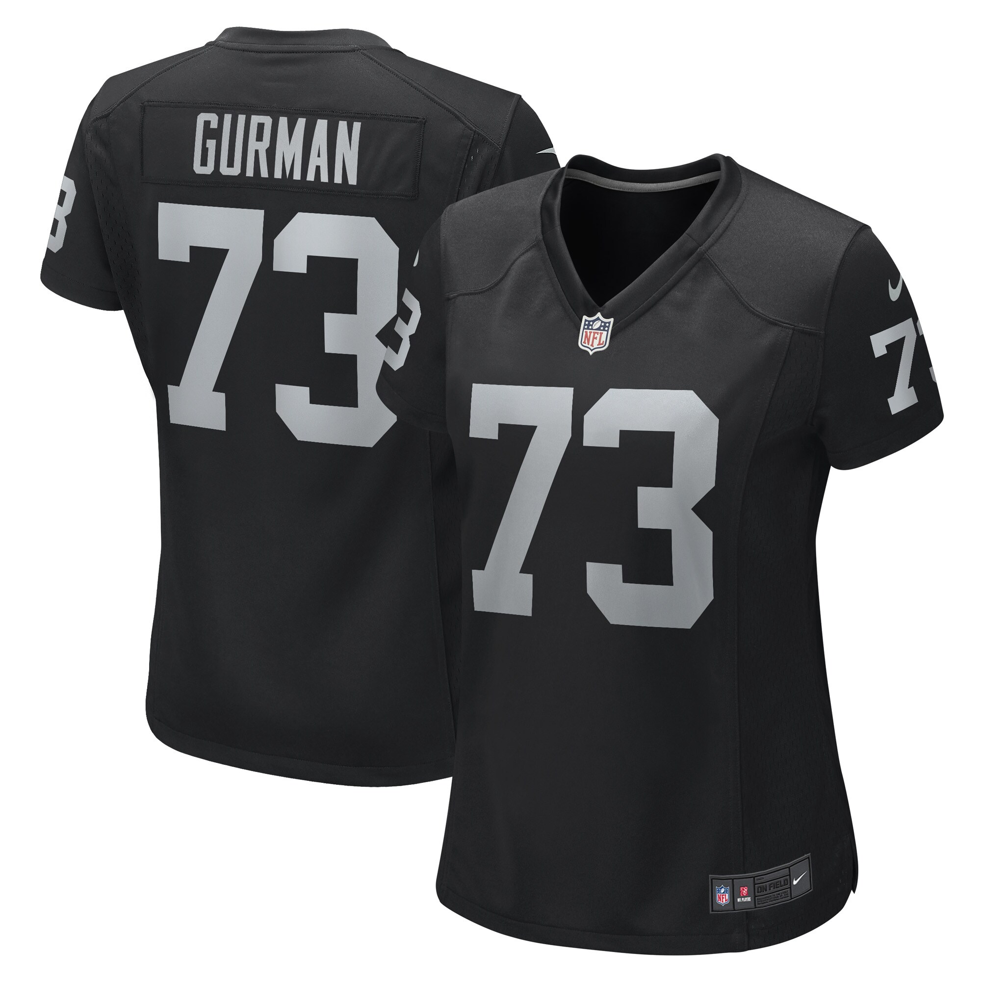 Vitaliy Gurman Las Vegas Raiders  Women's Game Player Jersey - Black