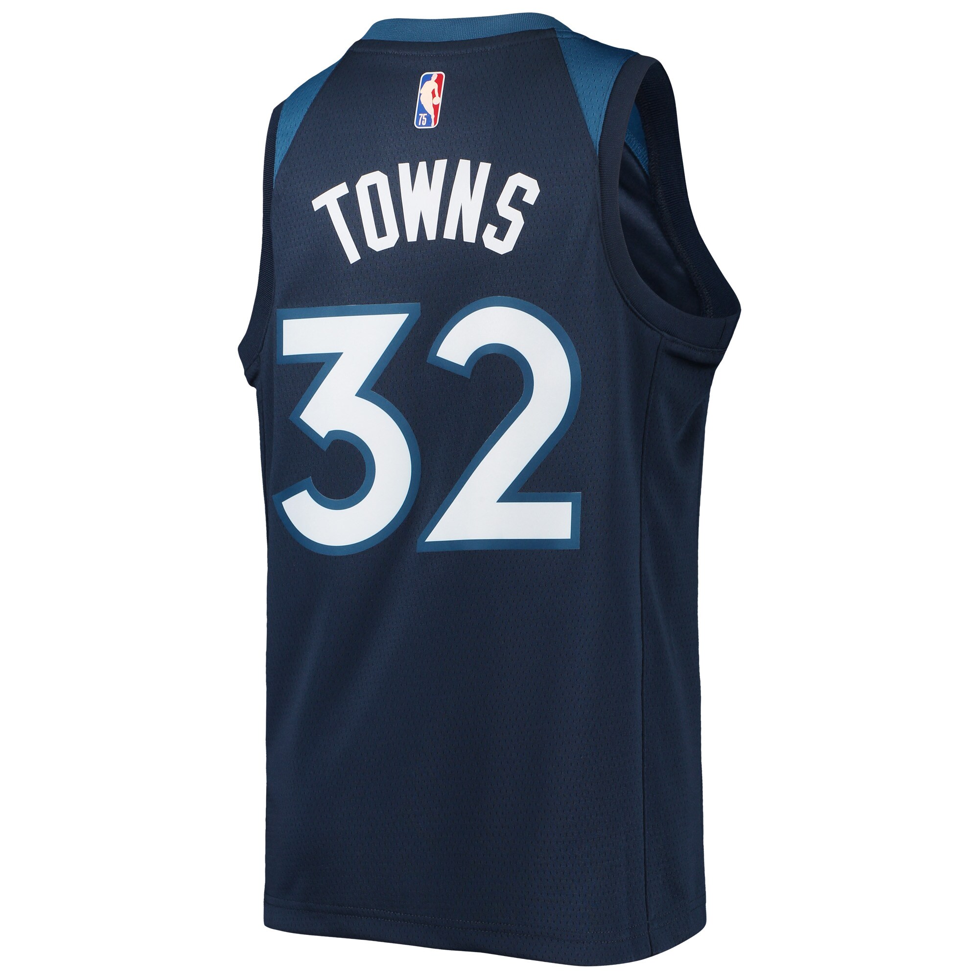 Karl-Anthony Towns Minnesota Timberwolves Youth 2021/22 Diamond Swingman Jersey - Icon Edition - Navy