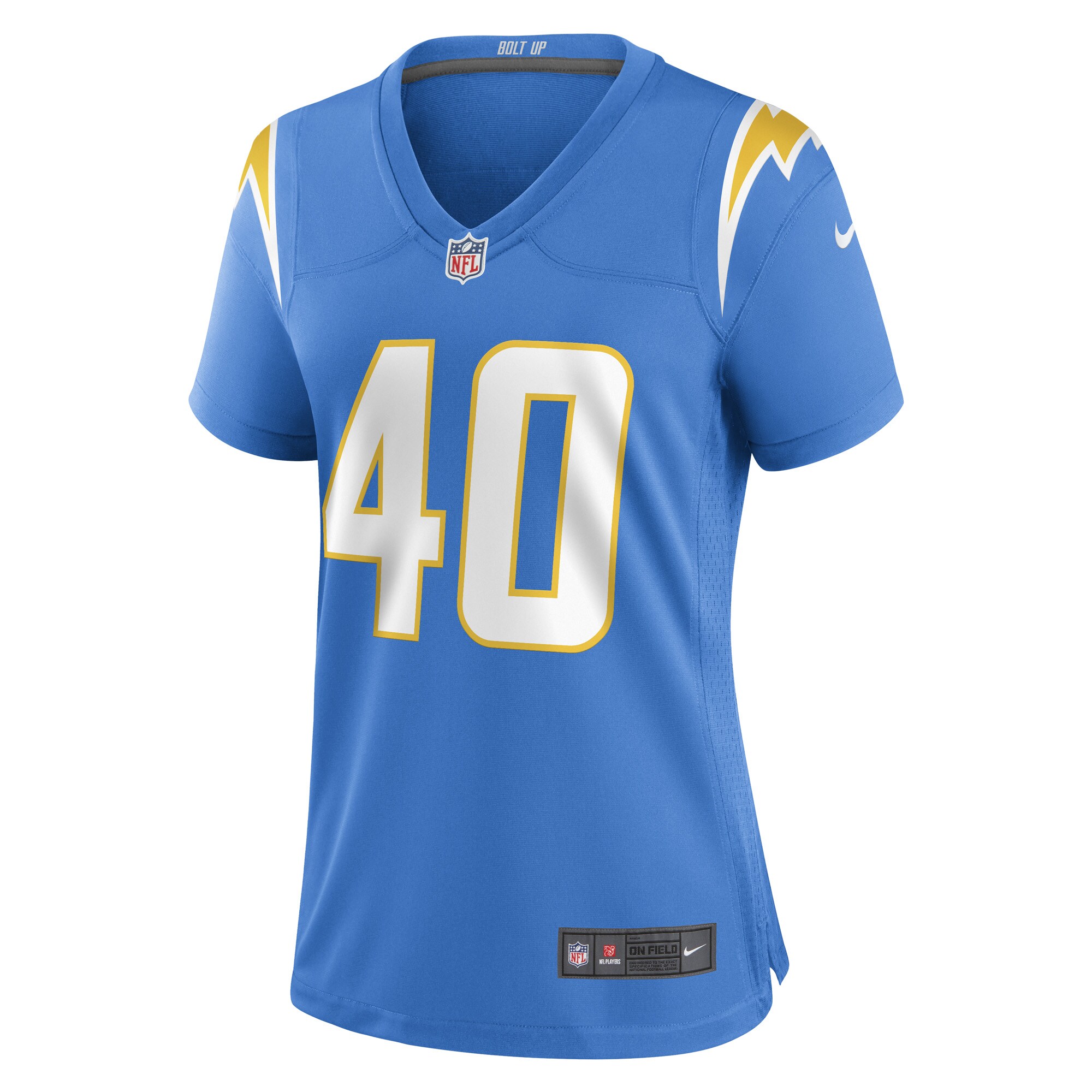 Zander Horvath Los Angeles Chargers  Women's Game Player Jersey - Powder Blue