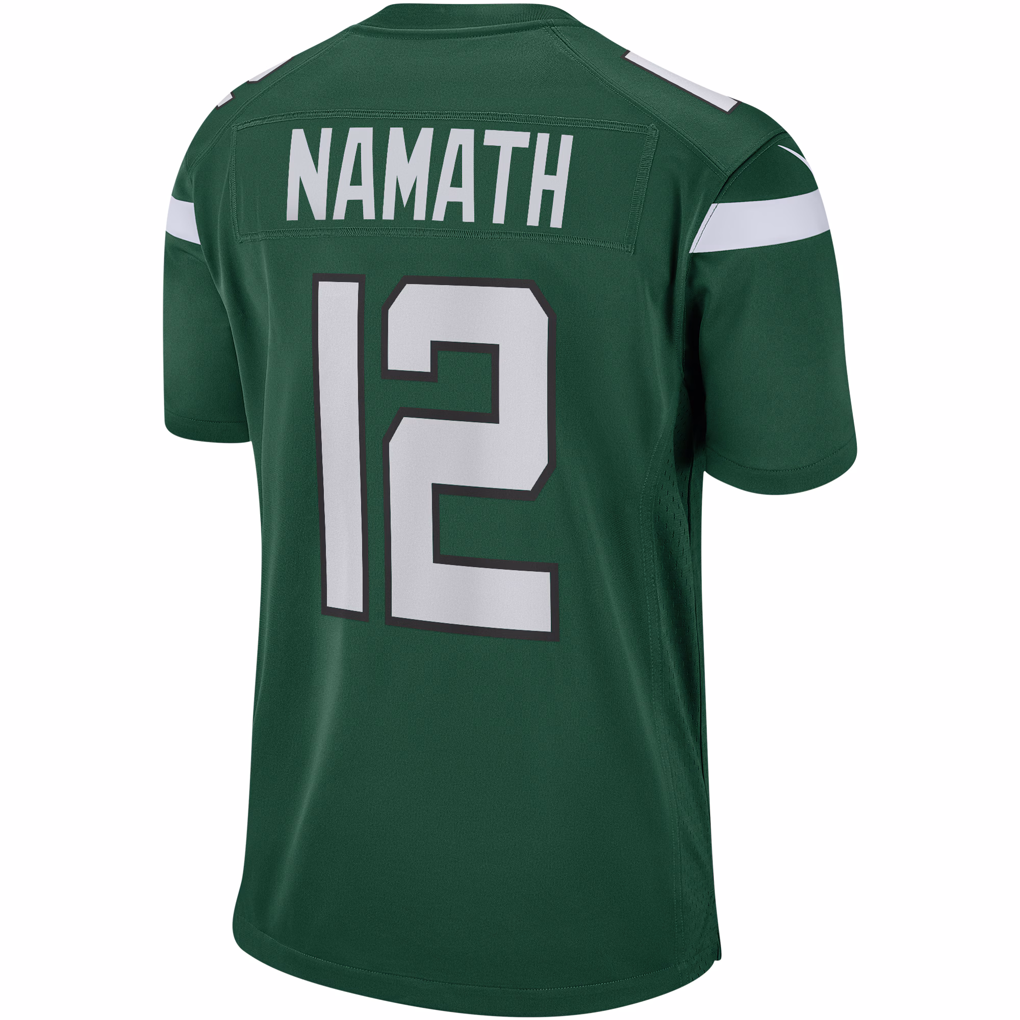 Joe Namath New York Jets Game Retired Player Jersey - Gotham Green