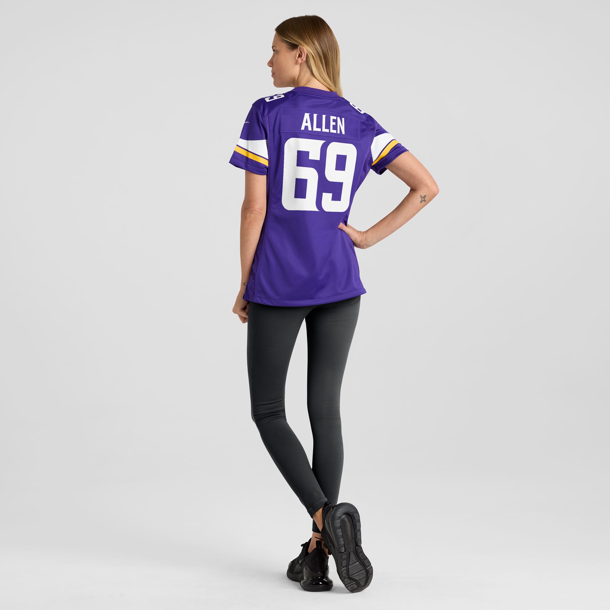 Jared Allen Minnesota Vikings Women's Retired Player Game Jersey - Purple