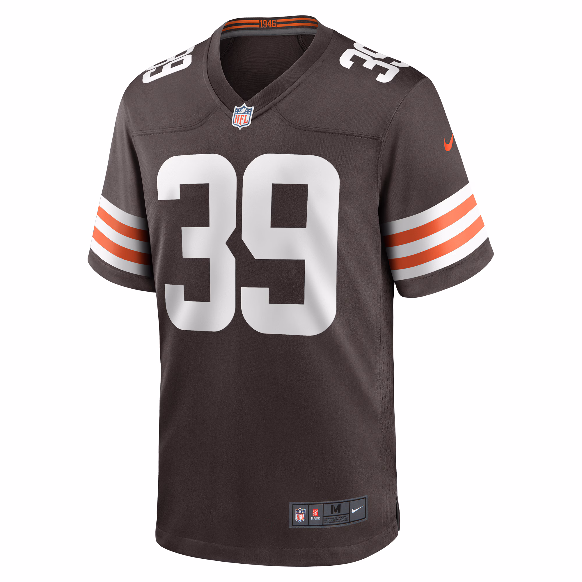 Lucas Havrisik Cleveland Browns Team Game Jersey -  Brown
