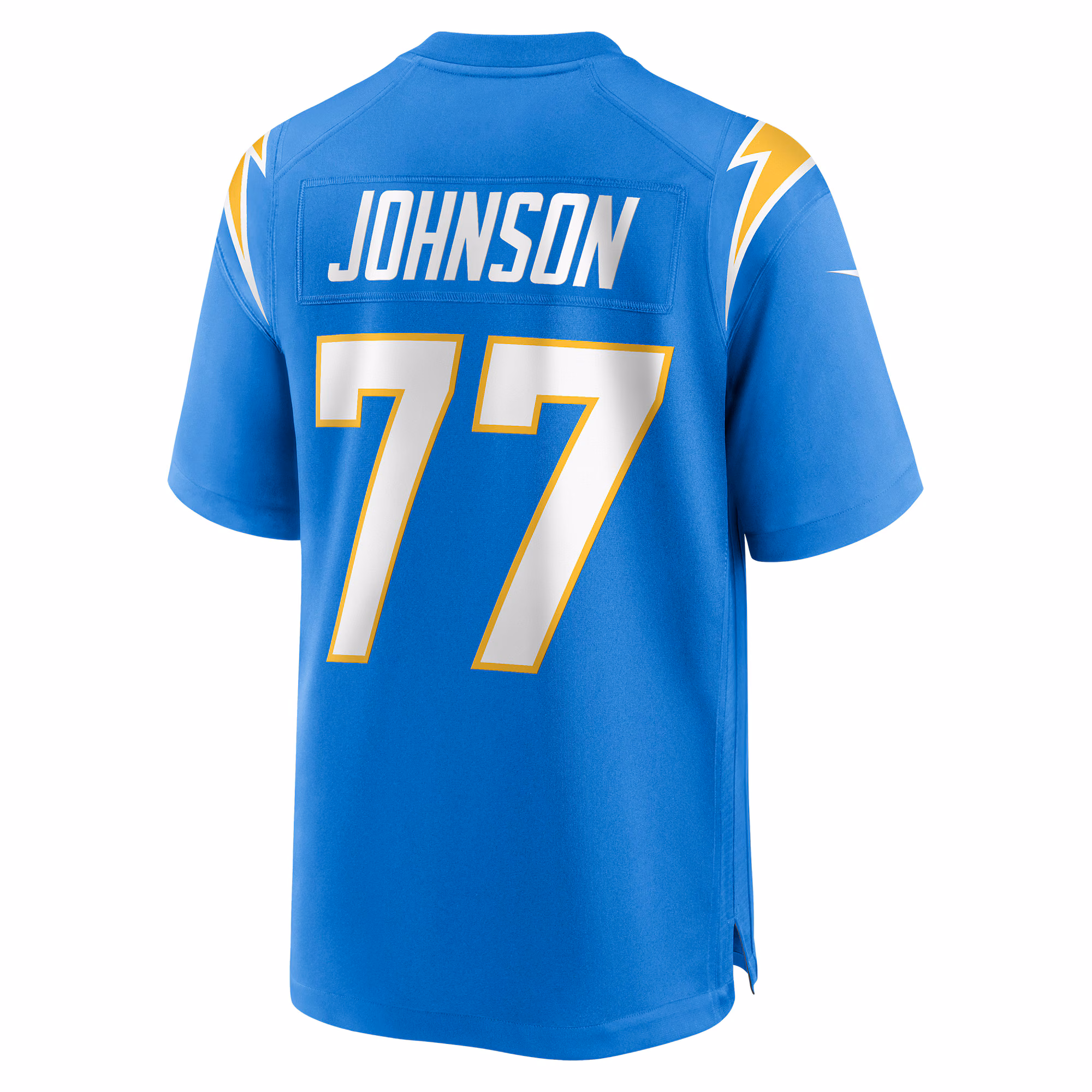 Zion Johnson Los Angeles Chargers Player Game Jersey - Powder Blue