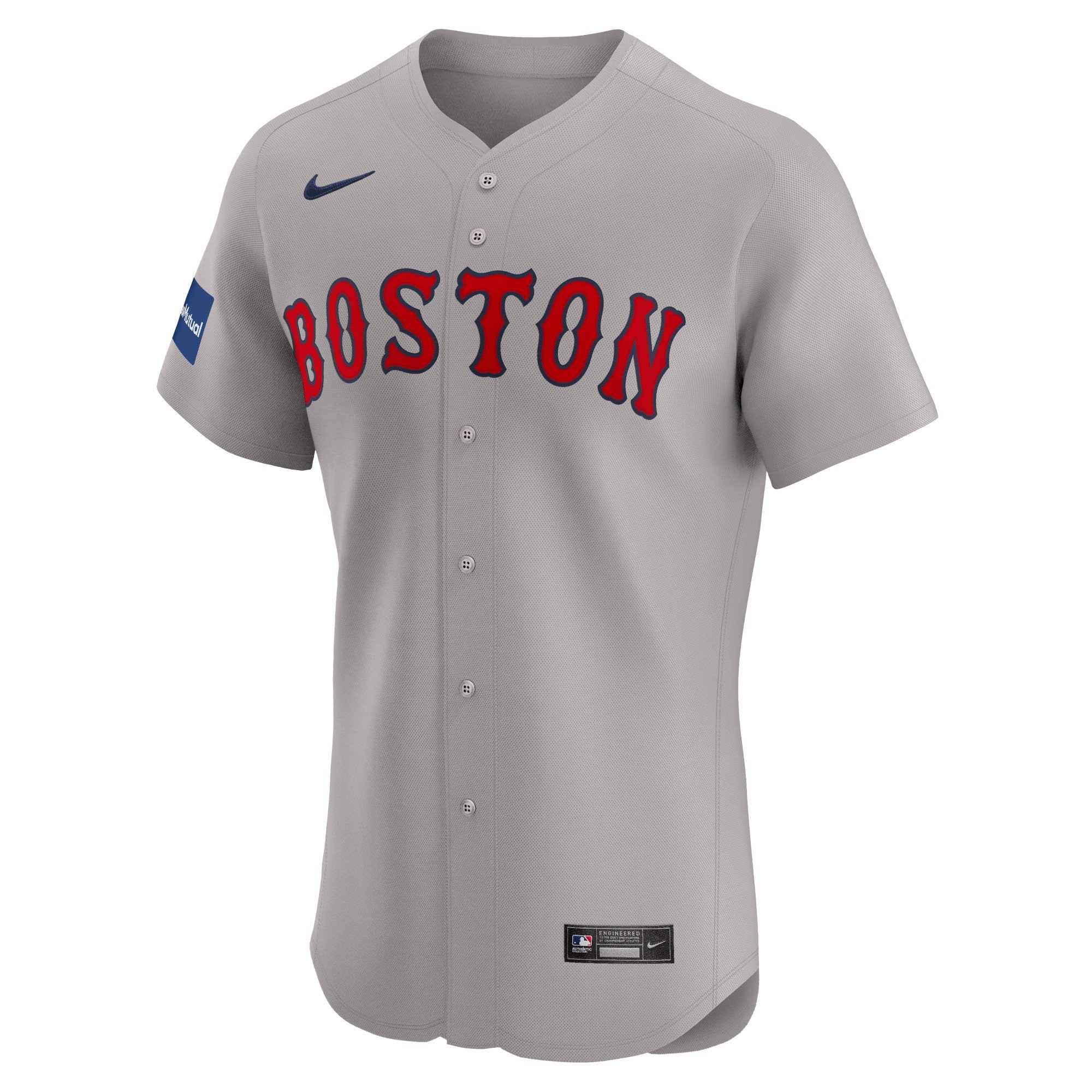 Men's Boston Red Sox David Ortiz  Gray Road Elite Player Jersey