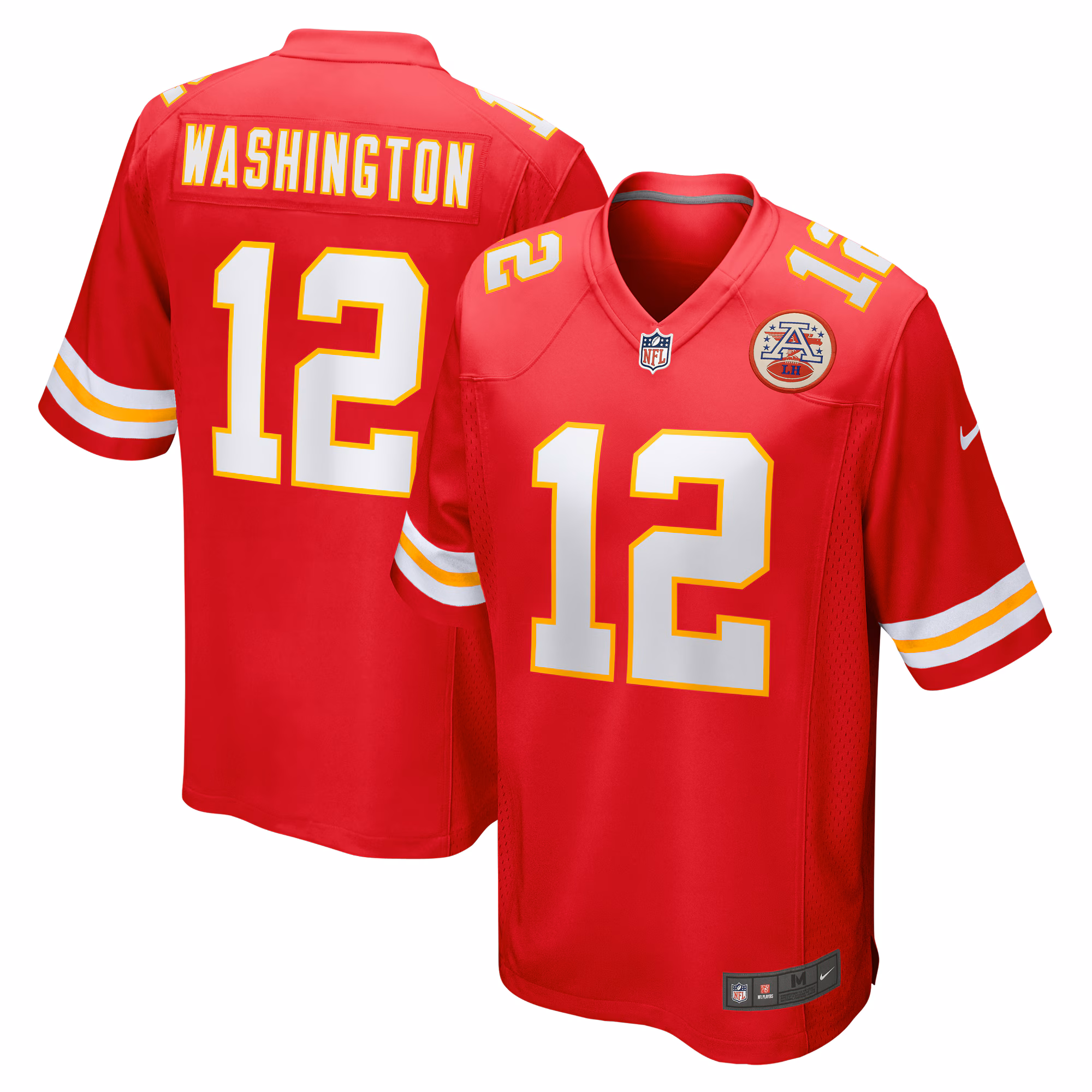 Montrell Washington Kansas City Chiefs Team Game Jersey -  Red