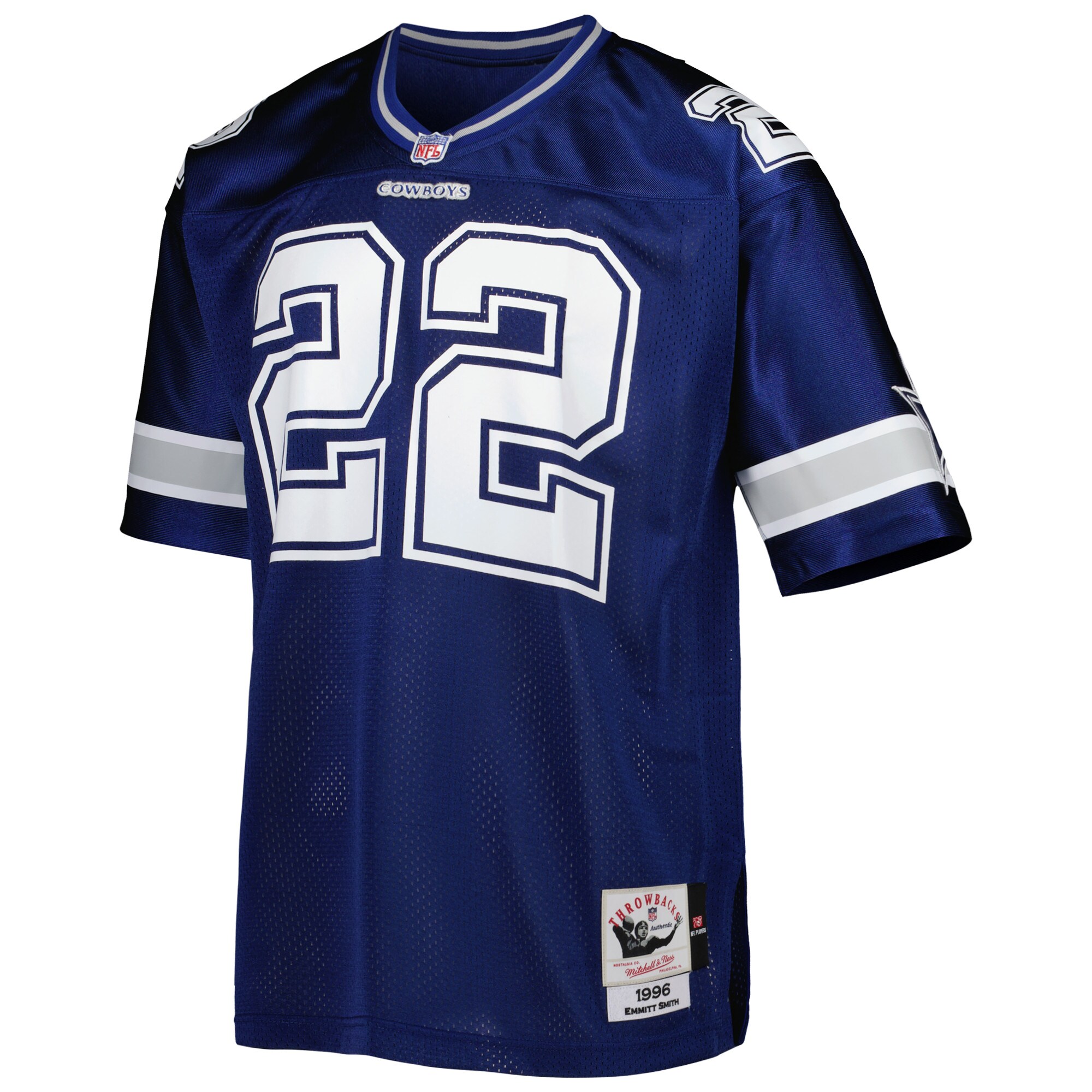 Emmitt Smith Dallas Cowboys  1996 Authentic Retired Player Jersey - Navy