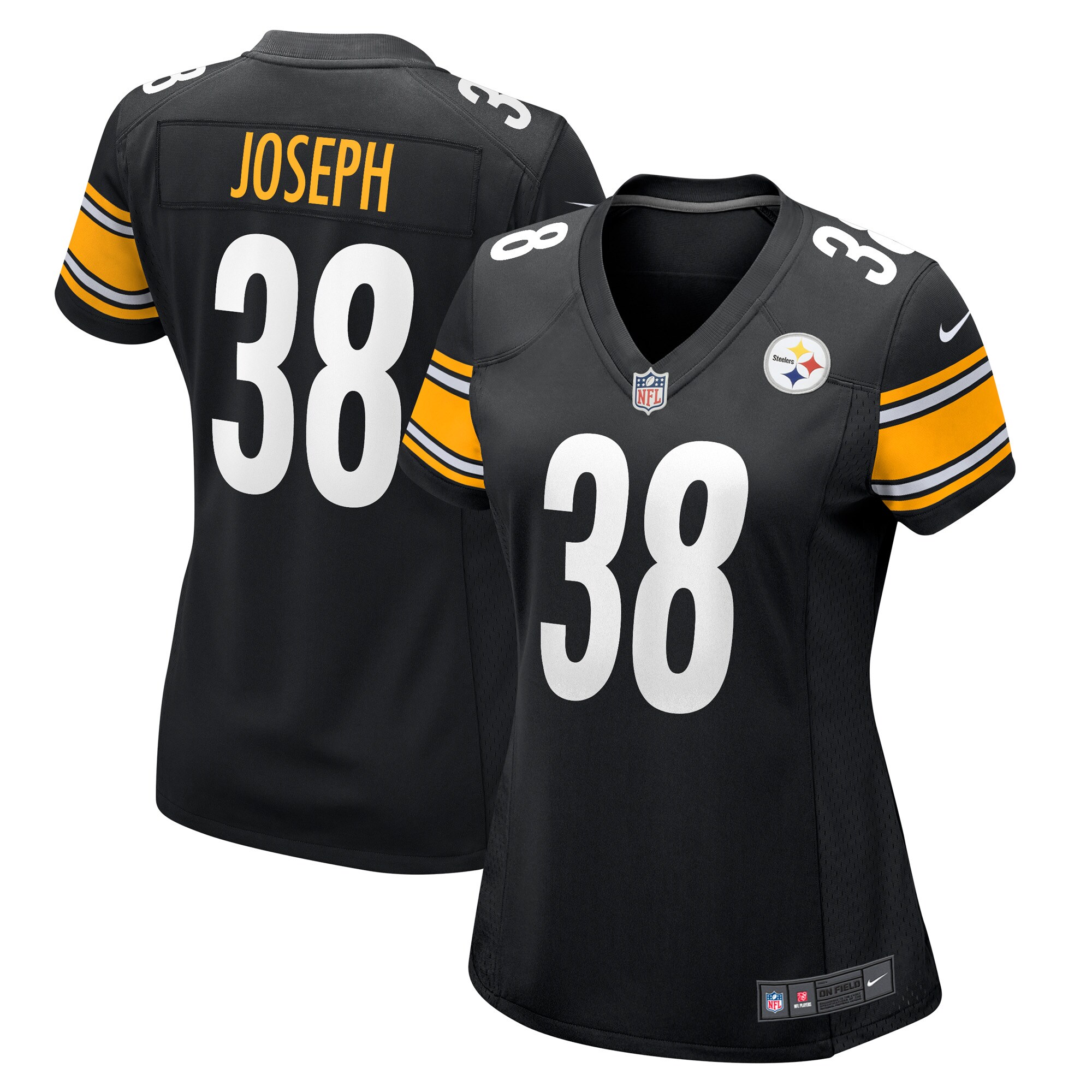 Karl Joseph Pittsburgh Steelers  Women's Game Player Jersey - Black