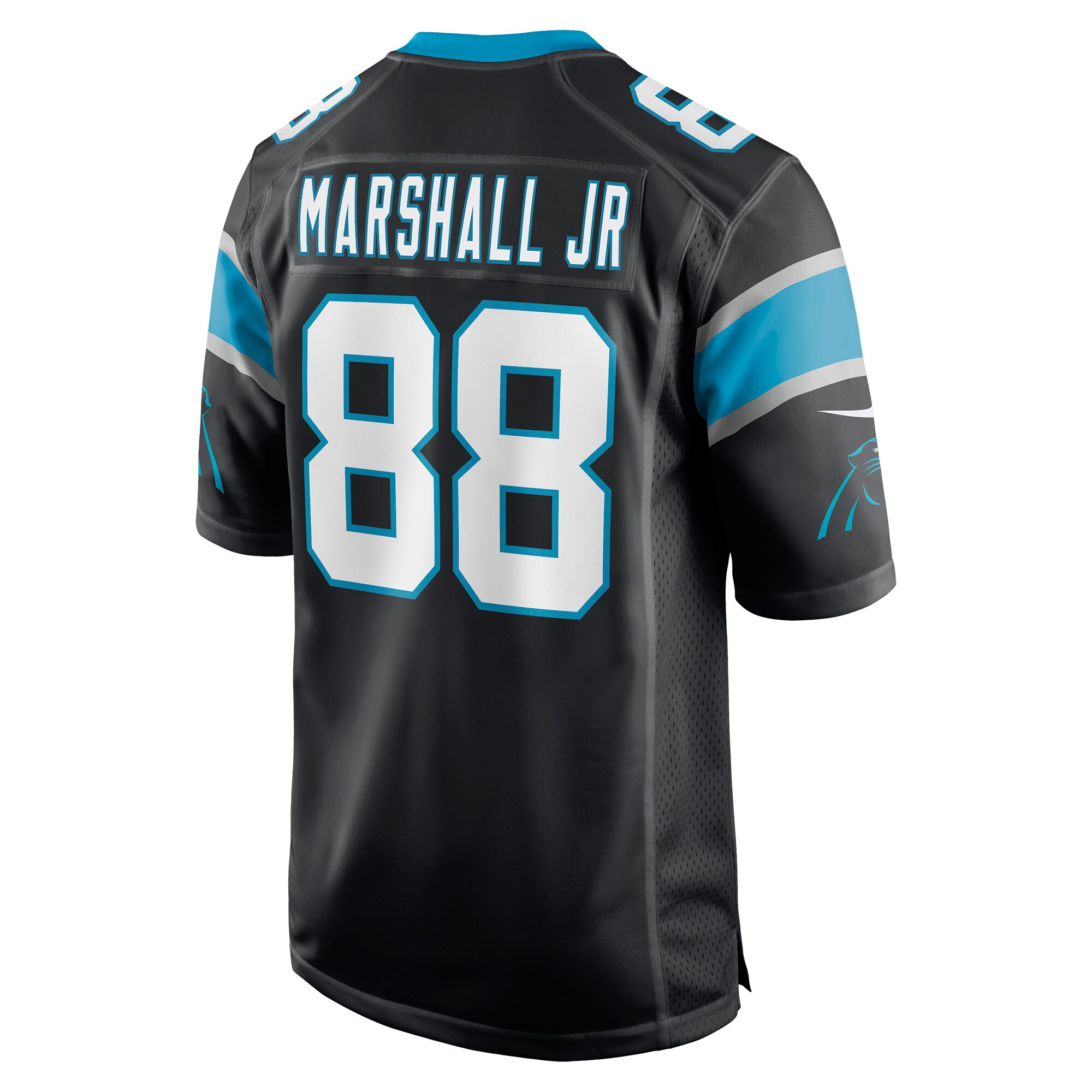 Terrace Marshall Jr. Carolina Panthers 2021 NFL Draft Pick Player Game Jersey - Black