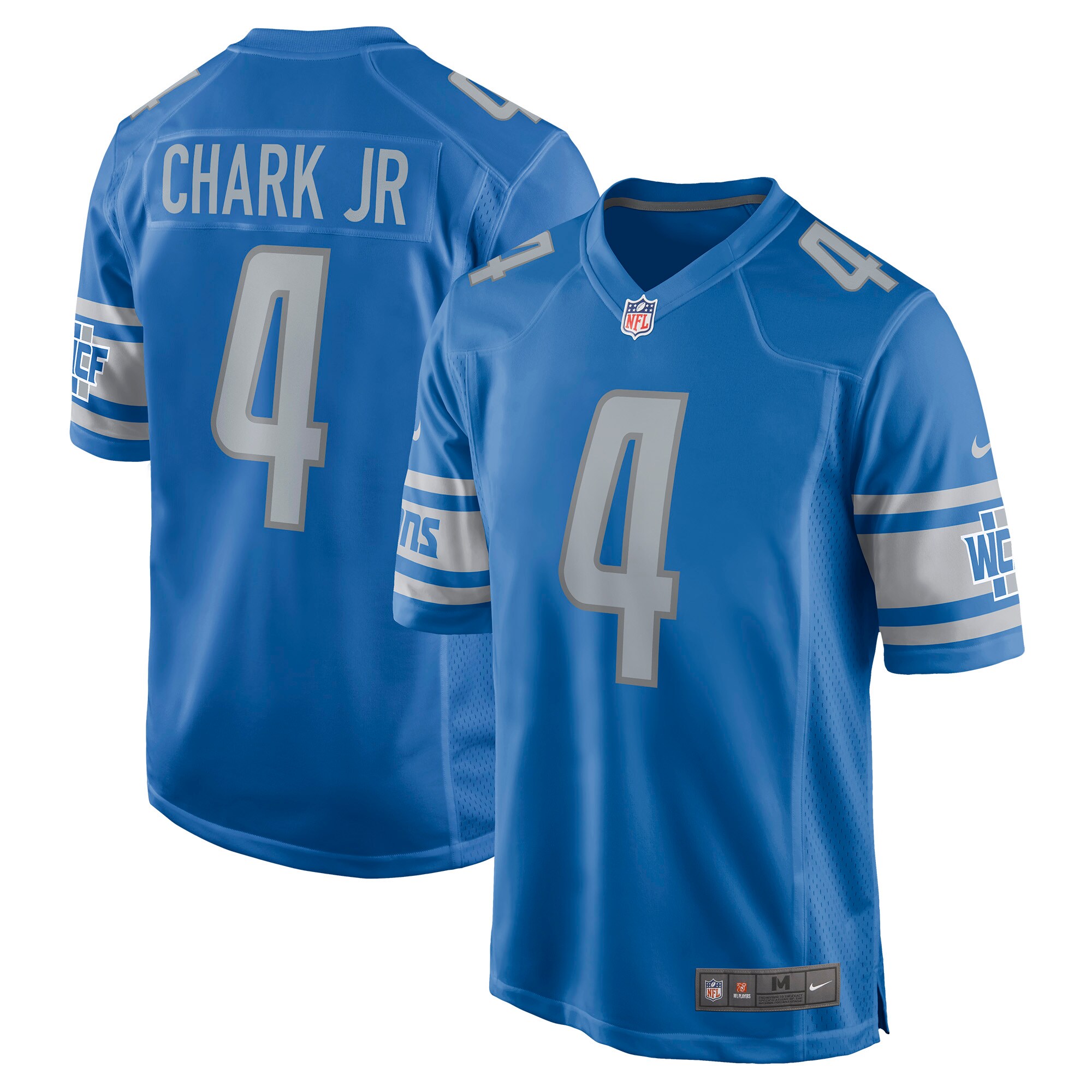 D.J. Chark Detroit Lions  Game Jersey - Blue