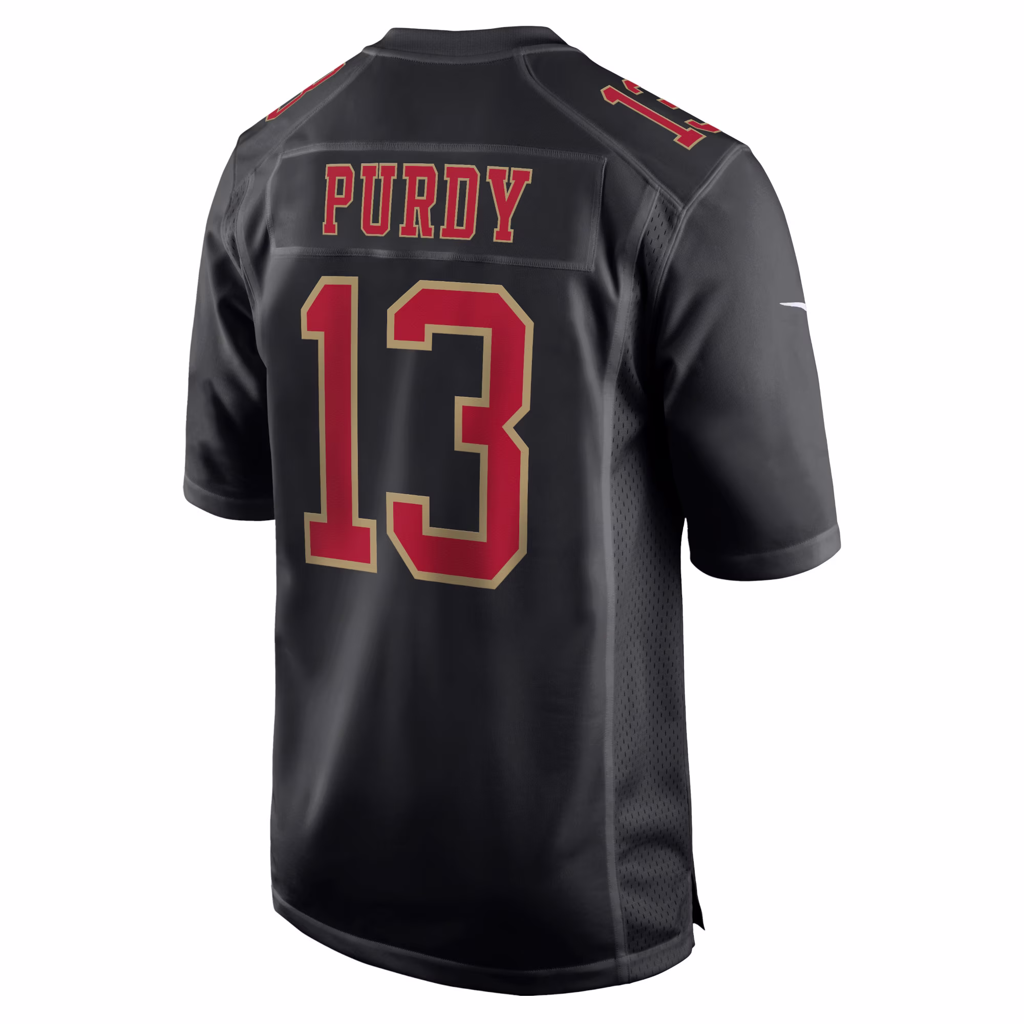 Brock Purdy San Francisco 49ers  2023 Super Bowl LVIII Carbon Fashion Game Player Jersey - Black