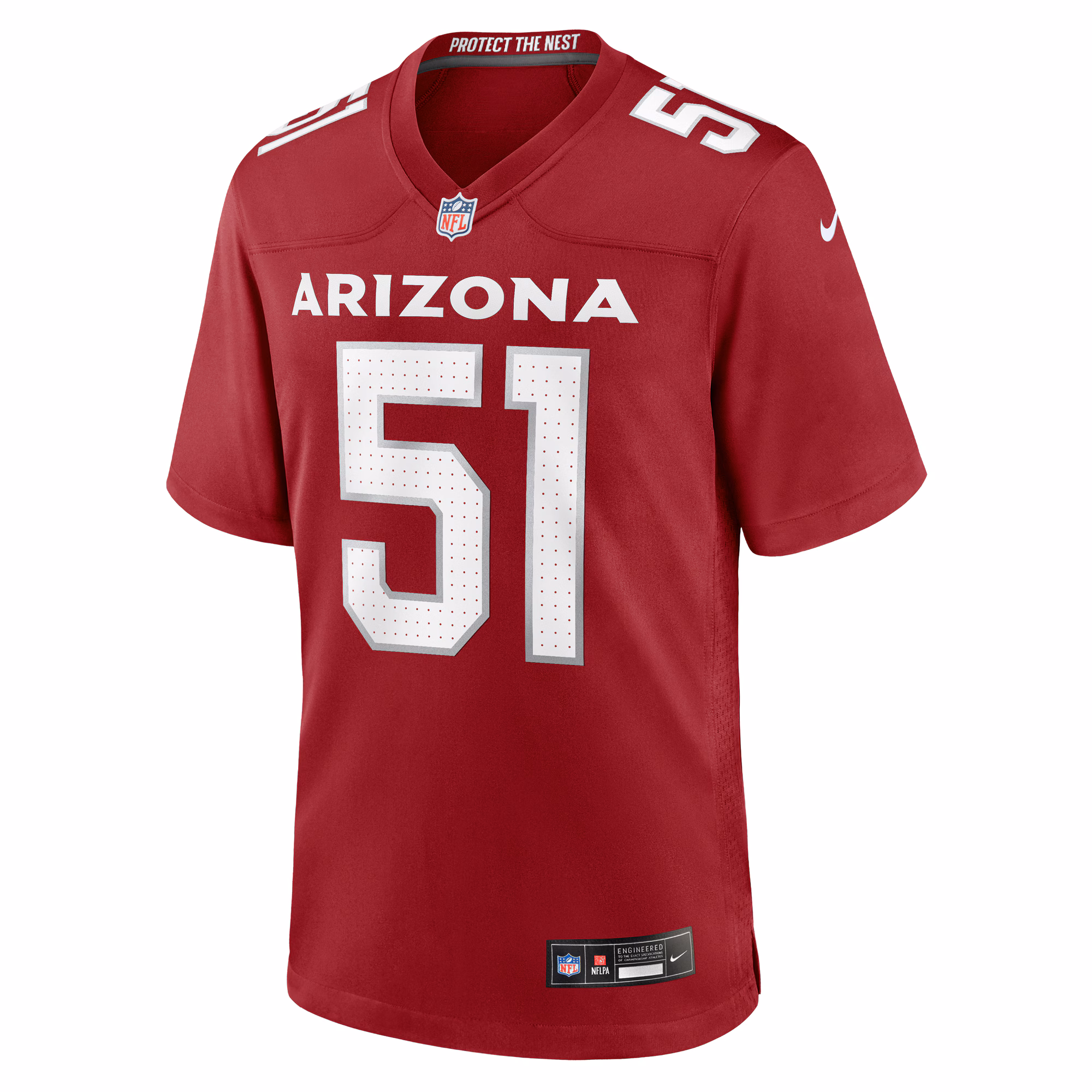 Krys Barnes Arizona Cardinals Team Game Jersey -  Cardinal