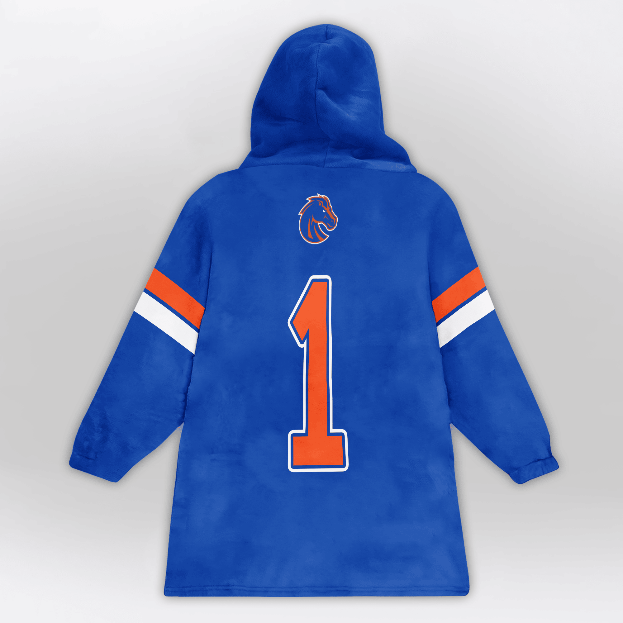 Kid #1 Boise State Football Unisex Blanket Hoodie