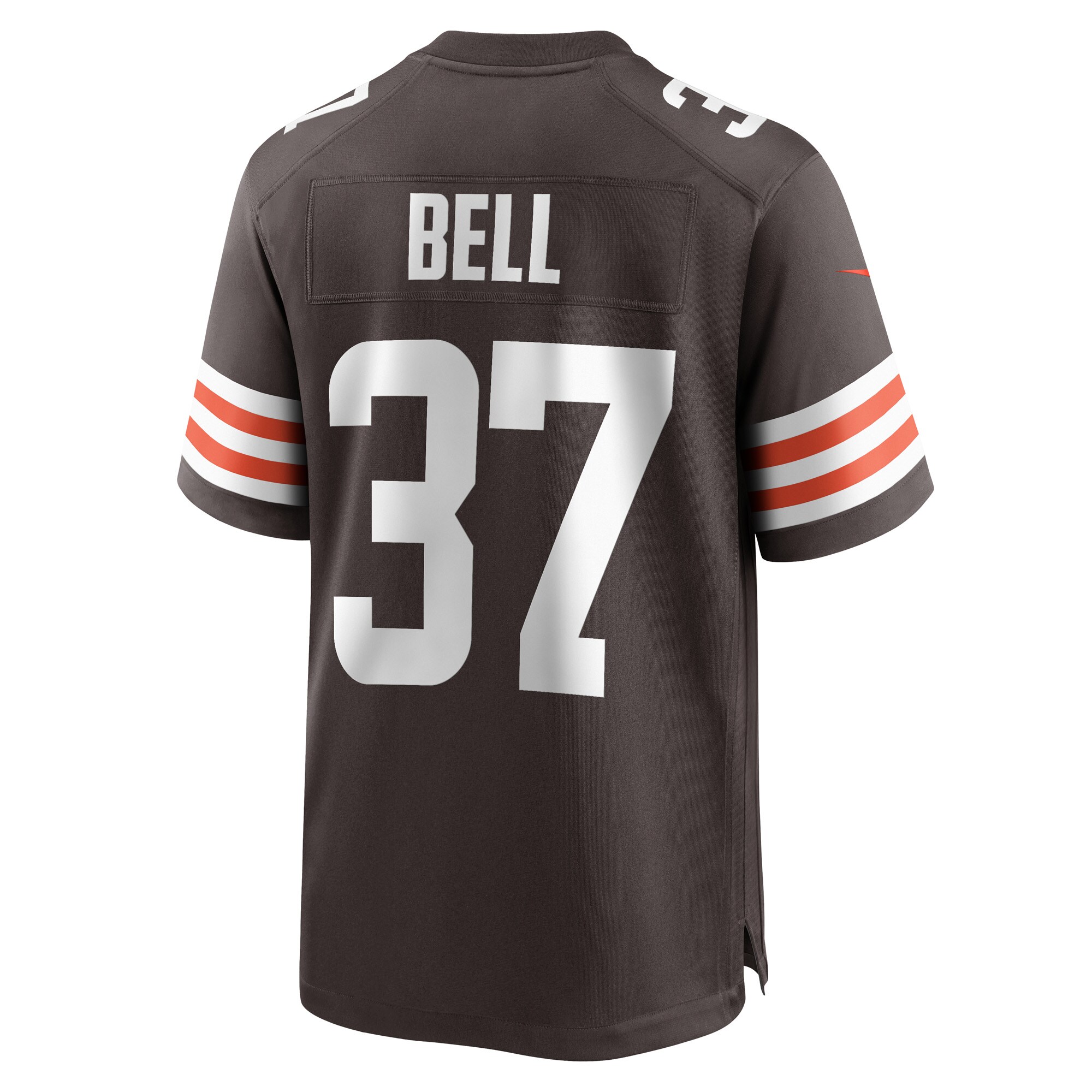 D'Anthony Bell Cleveland Browns Game Player Jersey - Brown