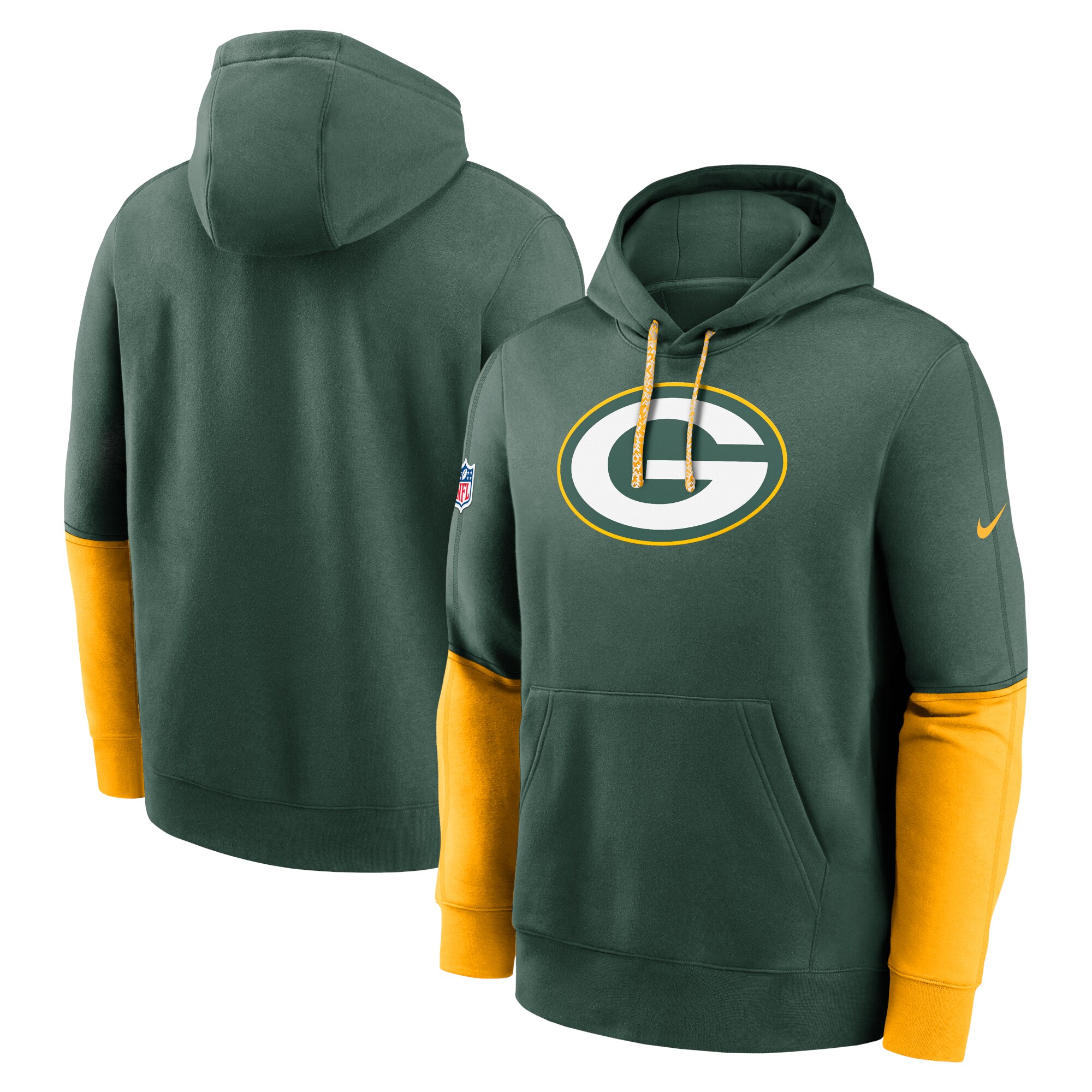 Green Bay Packers 2024 Sideline Club Pullover Hoodie - Green