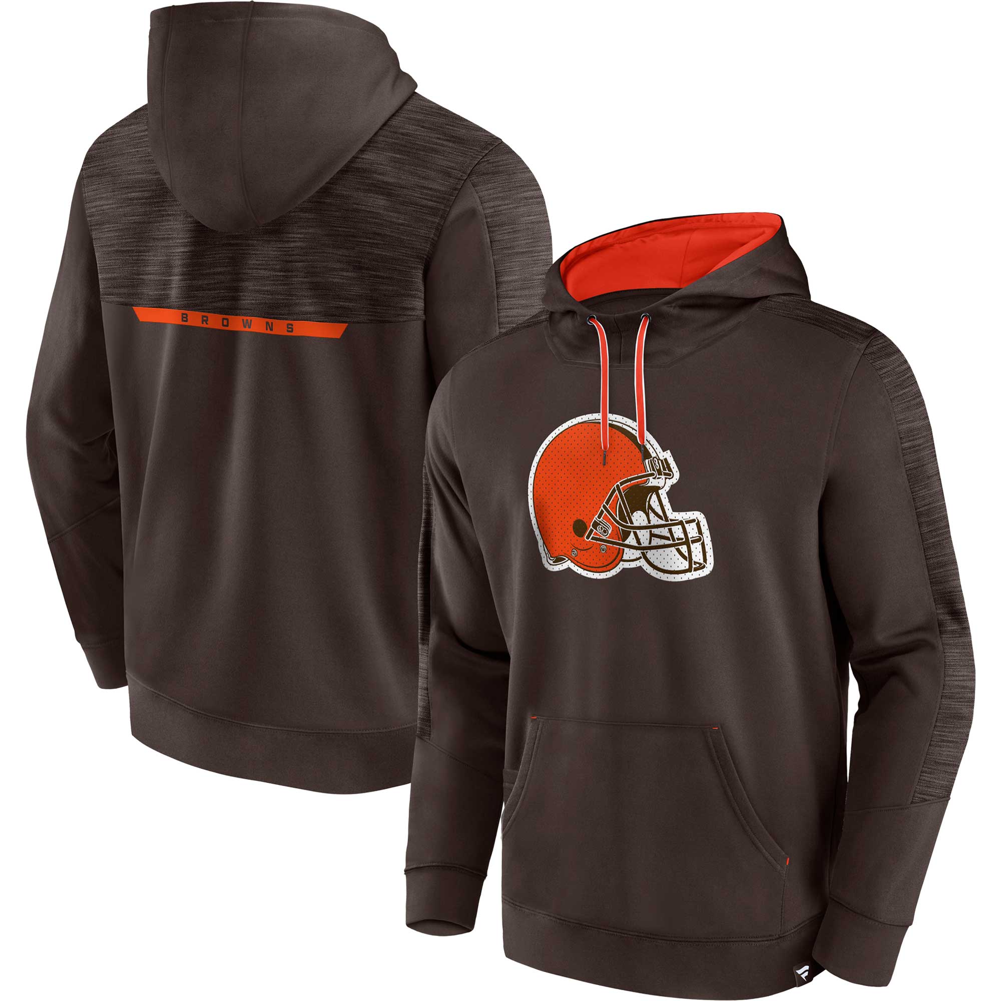 Cleveland Browns   Defender Evo Pullover Hoodie - Brown