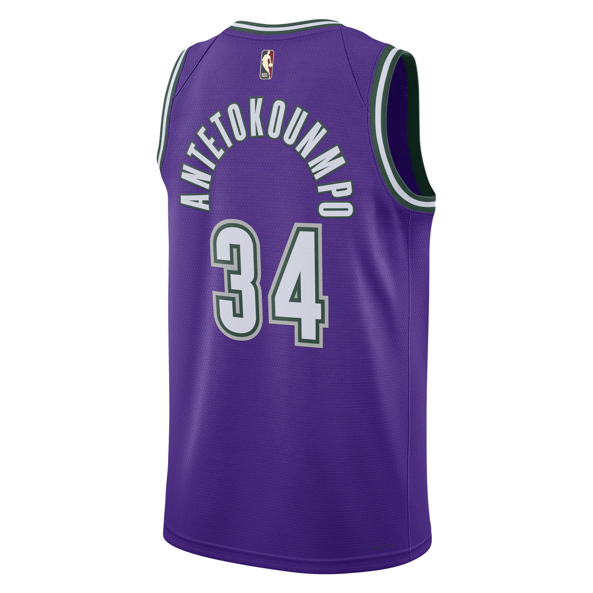 Giannis Antetokounmpo Milwaukee Bucks Swingman Jersey - Classic Edition - Purple
