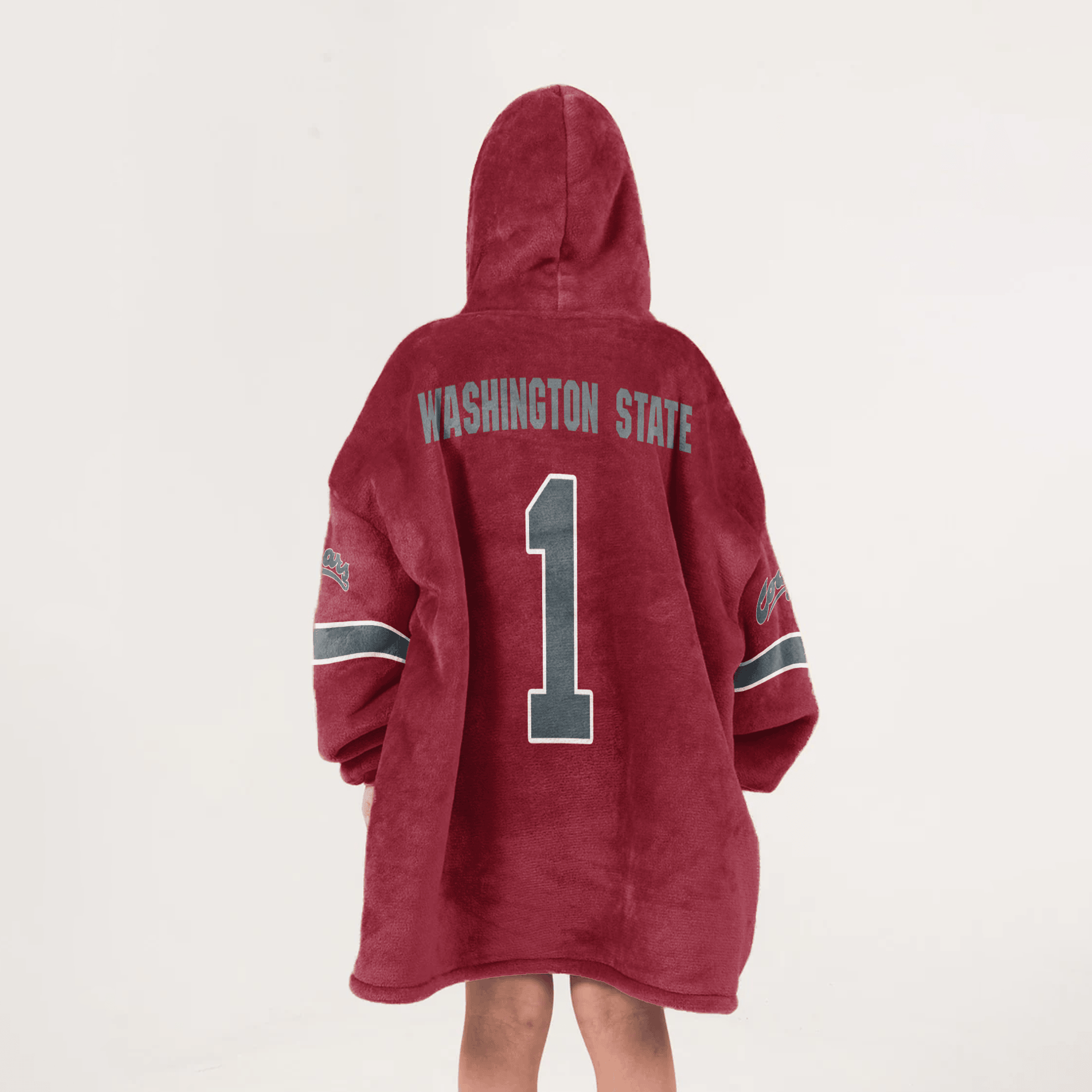 Kid #1 Washington State Football Unisex Blanket Hoodie